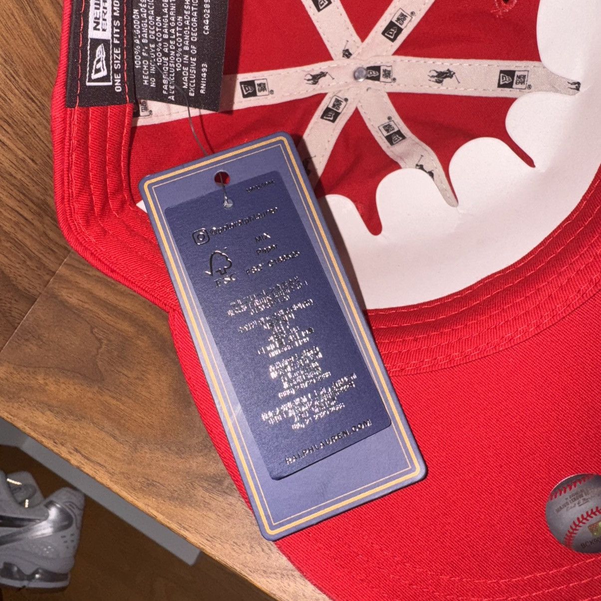 New Era Polo Ralph Lauren Yankees Long Bill Cap - Rl2000 Red Size ONE SIZE - 19 Thumbnail