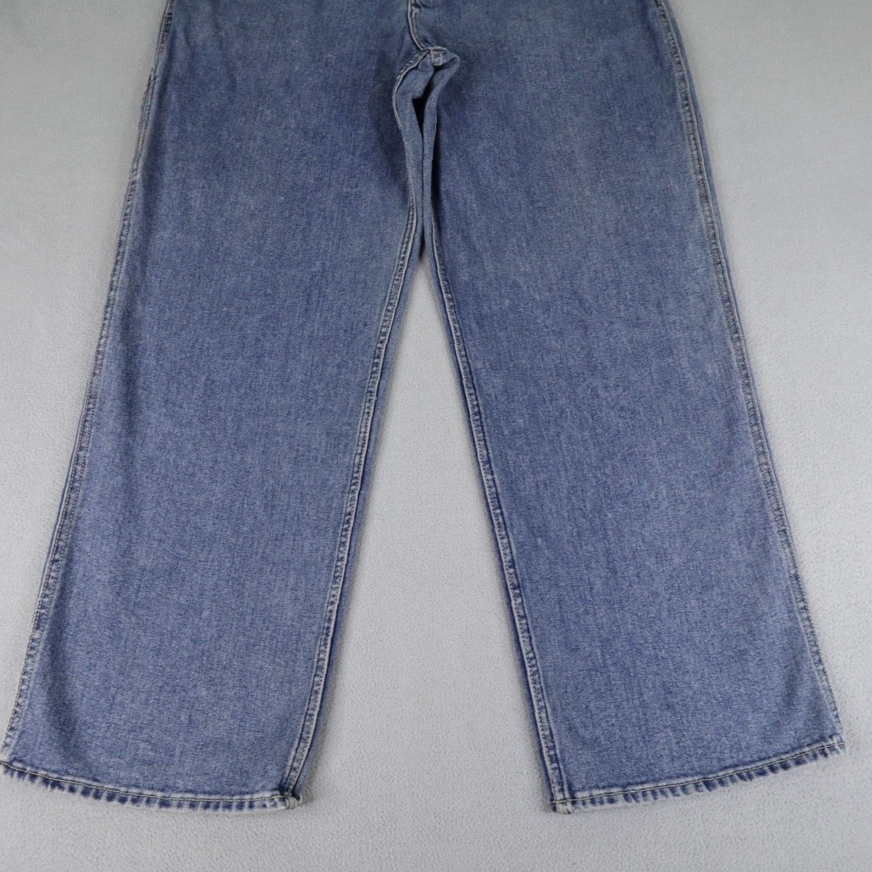 Old Navy VINTAGE Old Navy Jeans Mens 38x32 Blue Denim Wide-Leg Cotton Relaxed Fit Baggy Work Y2K Mens Size US 38 / EU 54 - 3 Thumbnail
