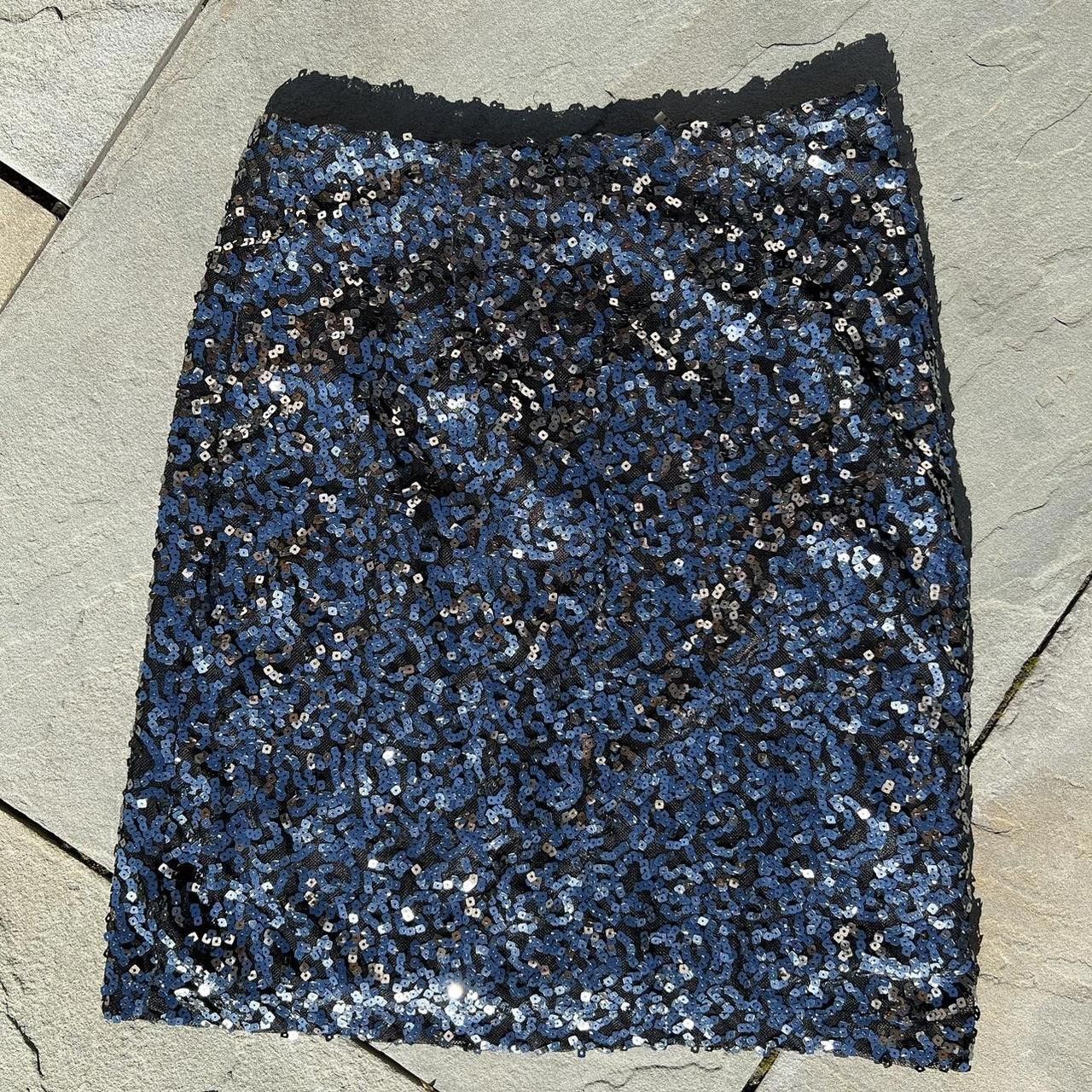 Elie Tahari Tahari Sequin Black Mini Skirt Size 27" / US 4 / IT 40 - 1 Thumbnail