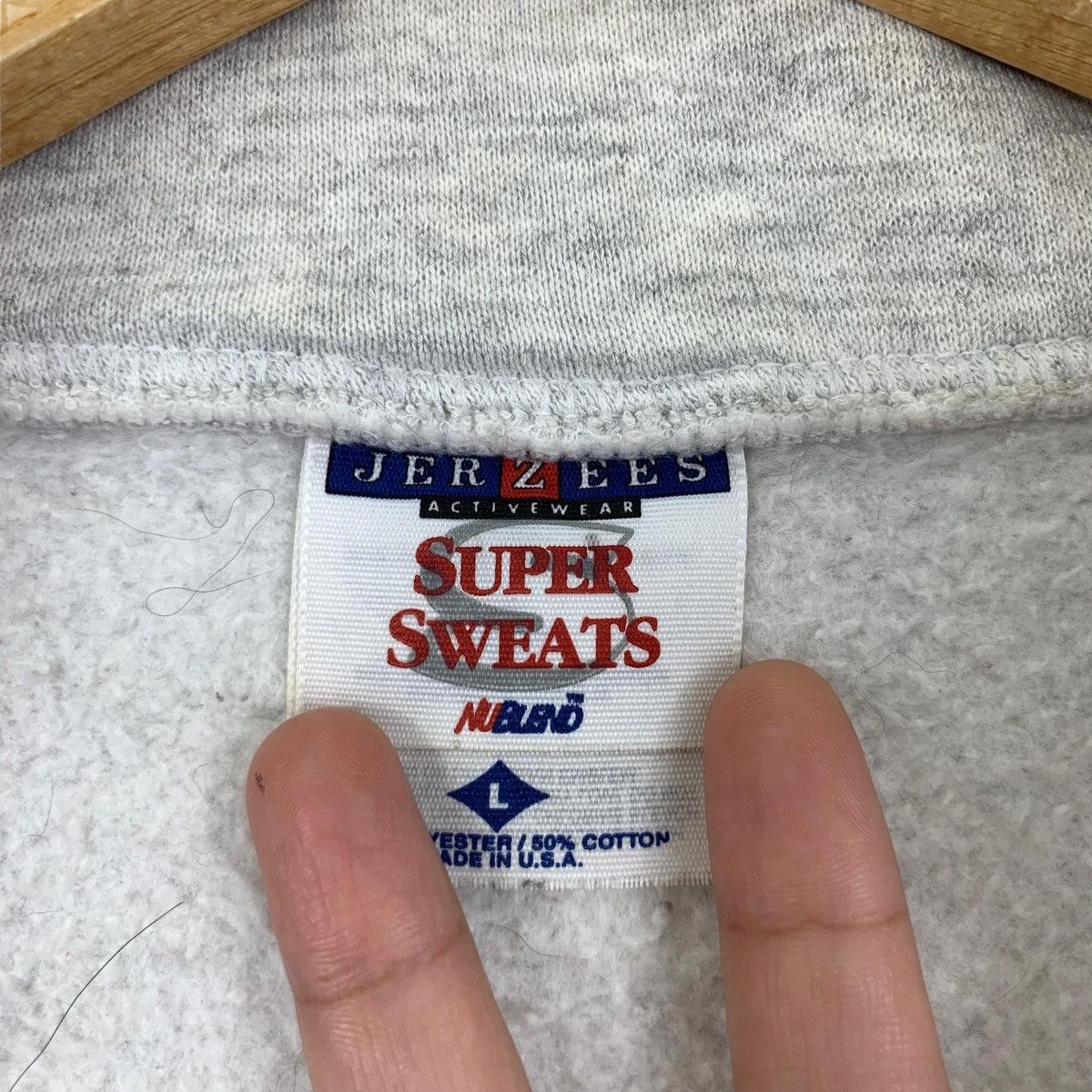 Jerzees Vintage TURNER HIGHLANDS Country Club Est 1993 Fleece Half Size US L / EU 52-54 / 3 - 9 Thumbnail