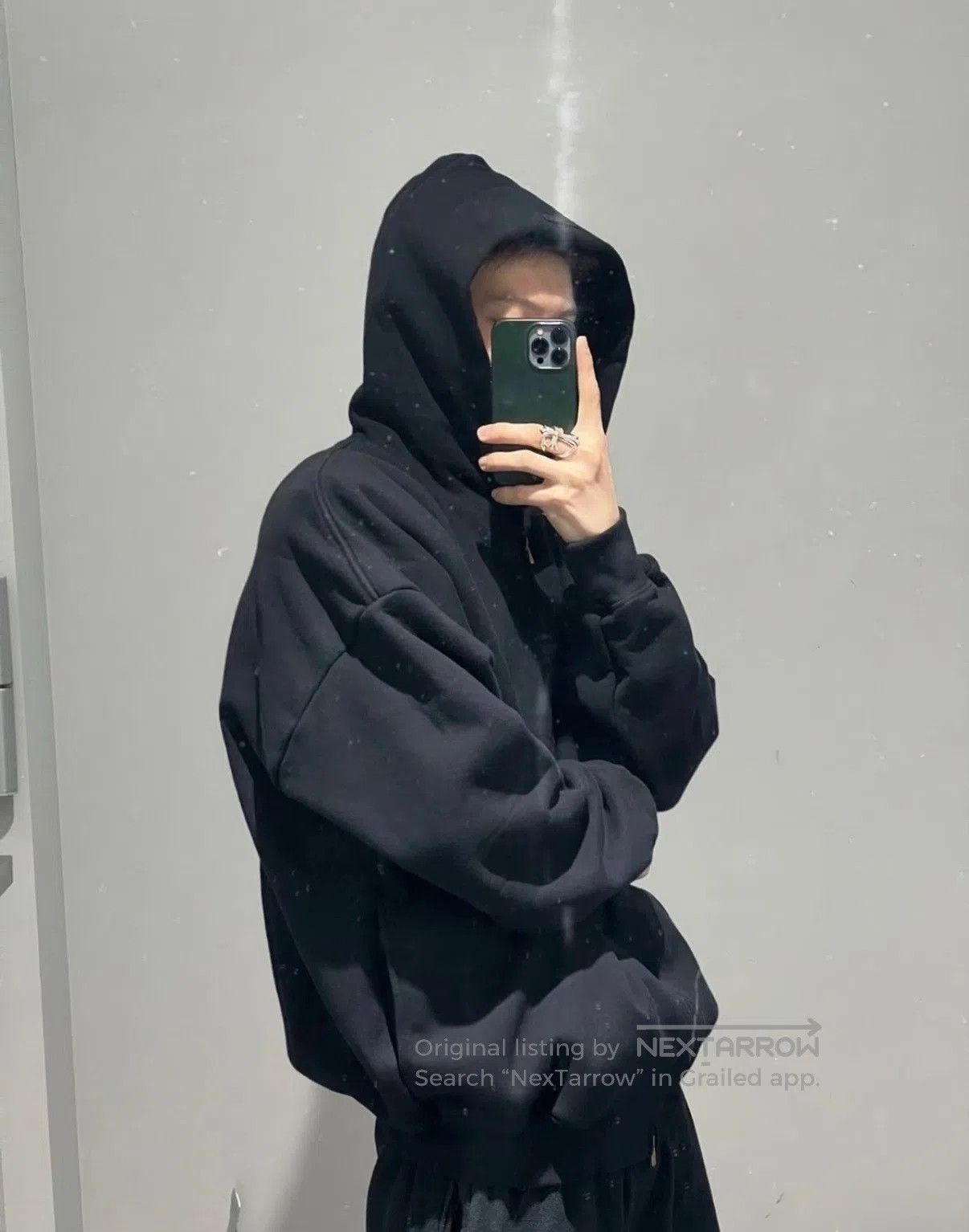 Fear of God Fear Of God 8th Gray Pad Shoulder Hoodie. Size US M / EU 48-50 / 2 - 7 Thumbnail
