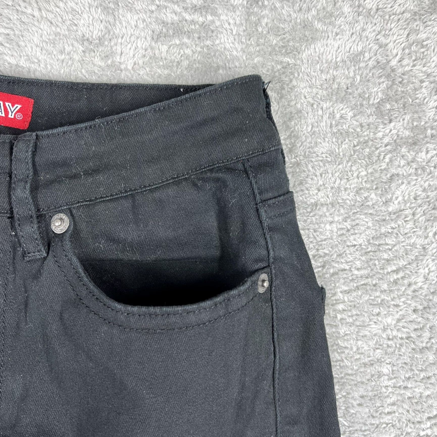 Vintage Union Bay Jeans Women’s Black Skinny Size 0 Cotton Spandex EUC Womens Size 25" / US 0 / IT 36 - 3 Thumbnail
