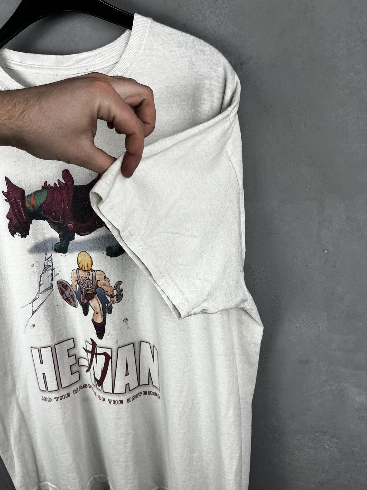 Anime × Vintage He Man t shirt Akira style size L Size US L / EU 52-54 / 3 - 10 Thumbnail