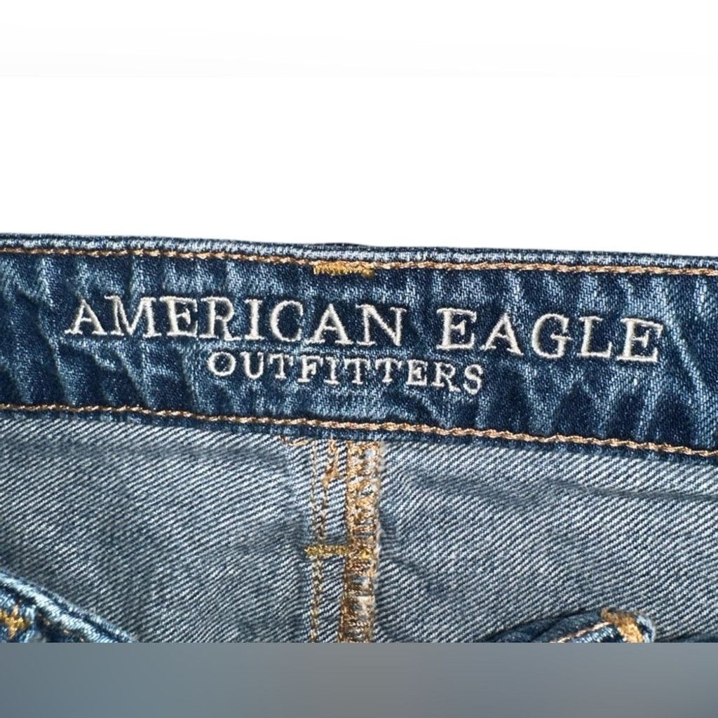 American Eagle Outfitters American Eagle Denim Mini Skirt Blue Women's Size 6. Size 28" / US 6 / IT 42 - 11 Thumbnail