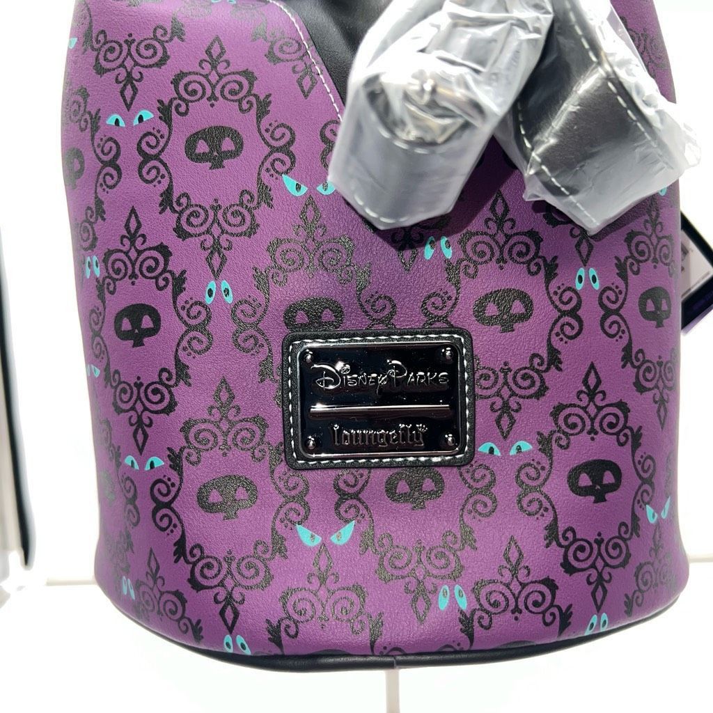 Disney Disney Parks Glow Haunted Mansion Loungefly Bucket Crossbody Bag New With Tag Size ONE SIZE - 4 Thumbnail