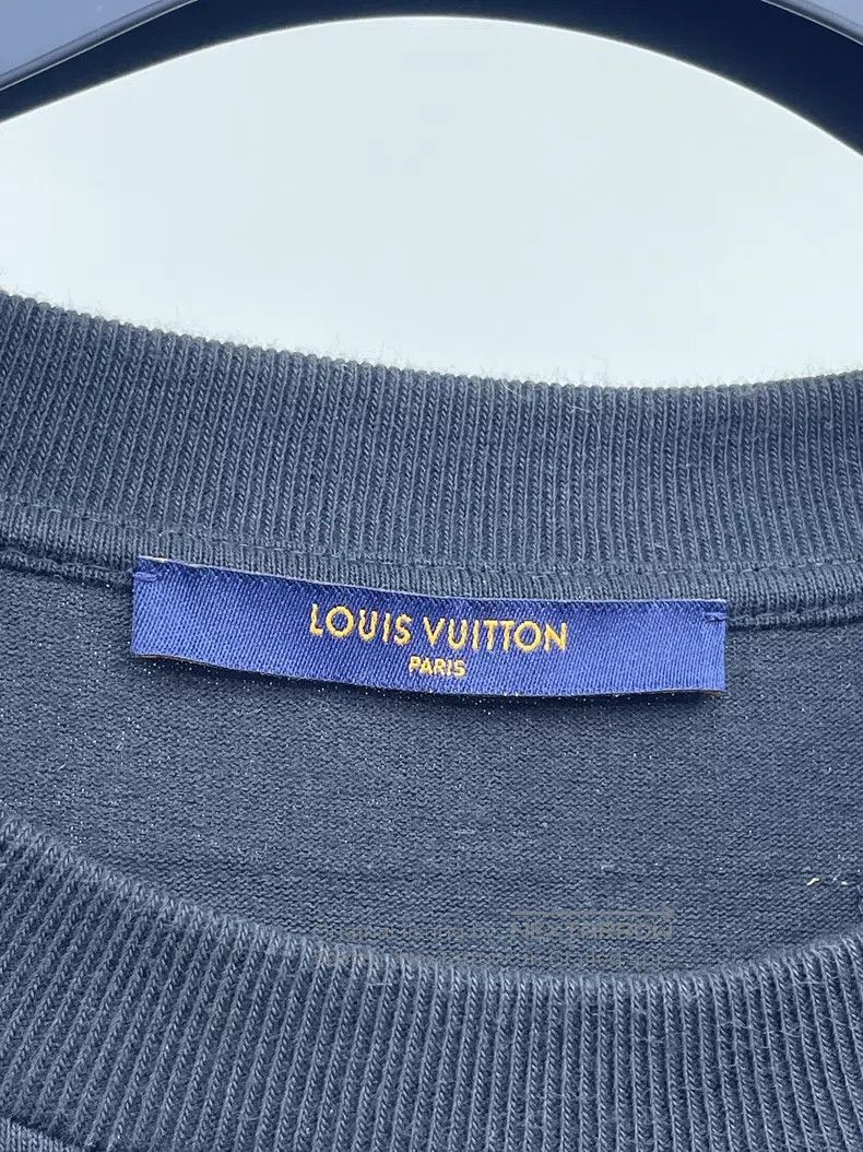 Louis Vuitton Louis Vuitton Black cut-out pocket logo short sleeve Size US XL / EU 56 / 4 - 5 Thumbnail