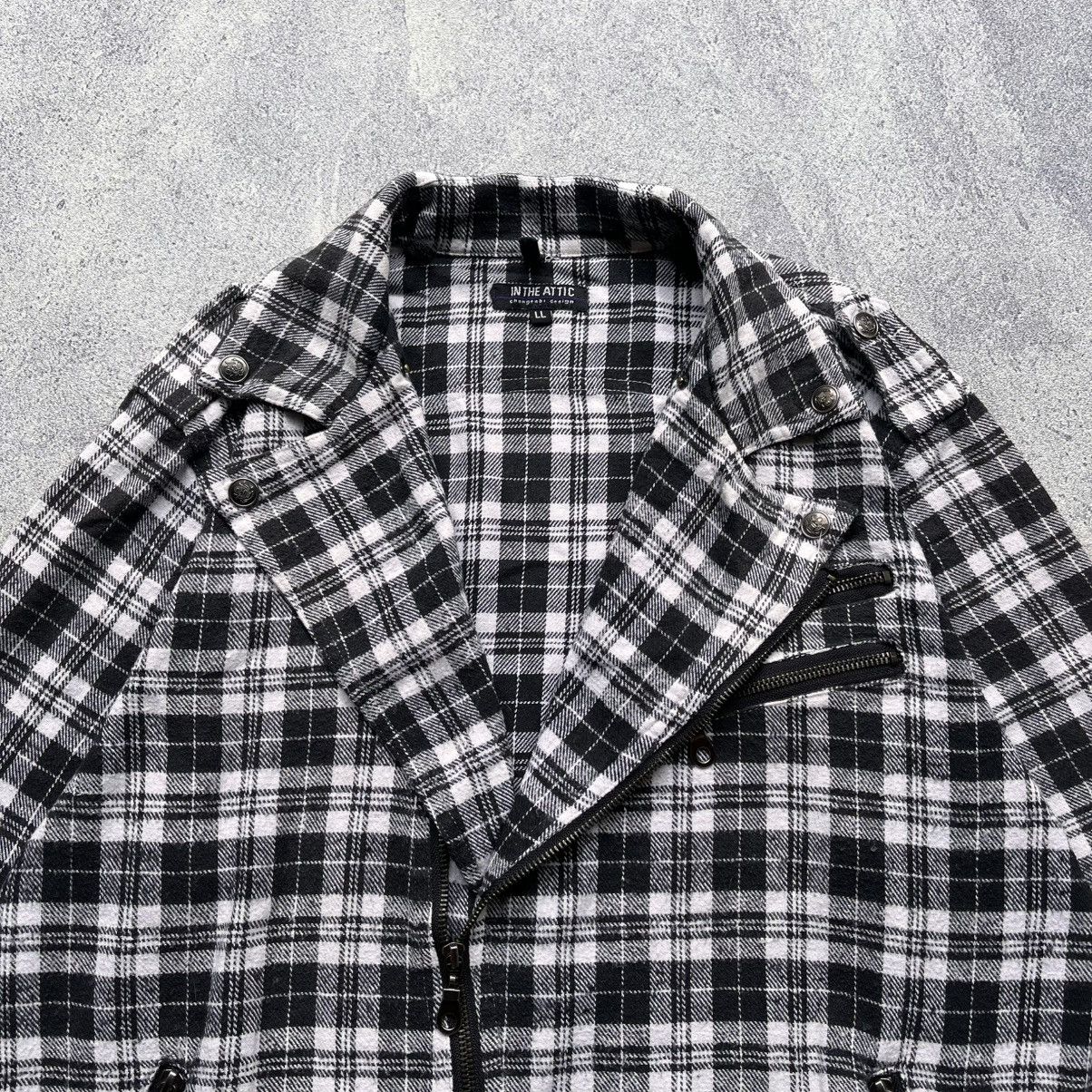 In The Attic In The Attic Bikers Jacket Plaid Ramones Style Size US M / EU 48-50 / 2 - 2 Thumbnail