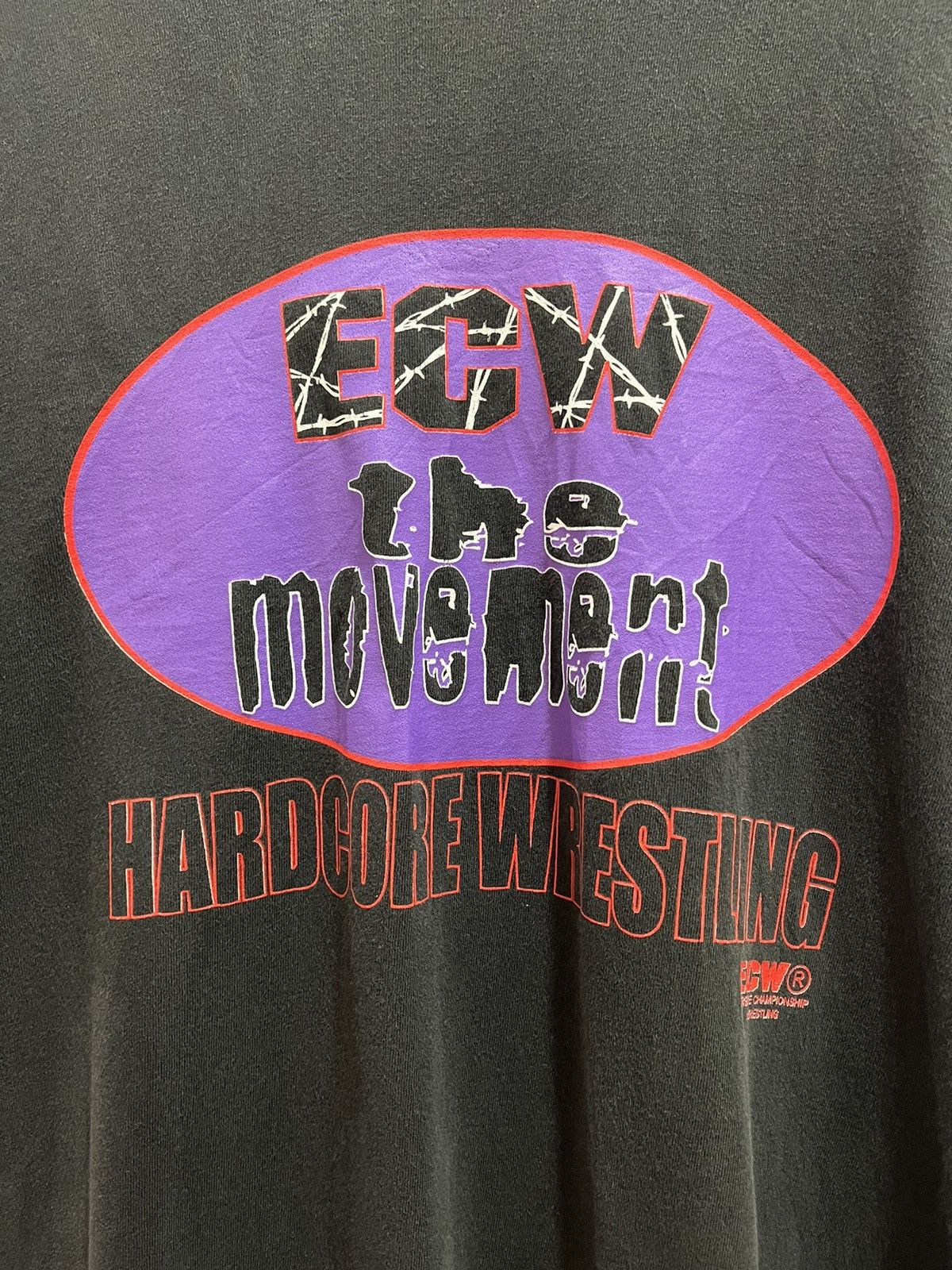 Vintage × WCW/nWo × WWF VINTAGE SUPER RARE ECW THE MOVEMENT HARDCORE WRESTLING Size US L / EU 52-54 / 3 - 1 Thumbnail