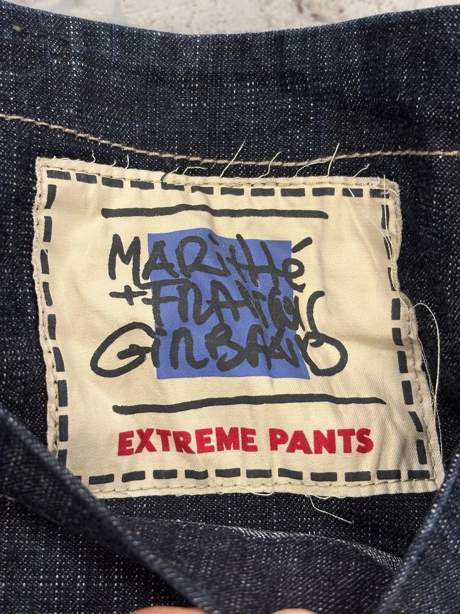 Marithe + Francois Girbaud × Vintage 2000s Marithé + François Girbaud Brut Denim Hybrid Olive Nylon Skirt Size 27" / US 4 / IT 40 - 4 Thumbnail