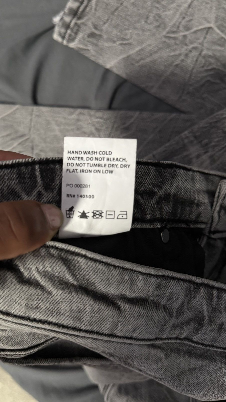 Rta RTA Bryant Jean " Luna Grey " Size US 33 - 7 Thumbnail