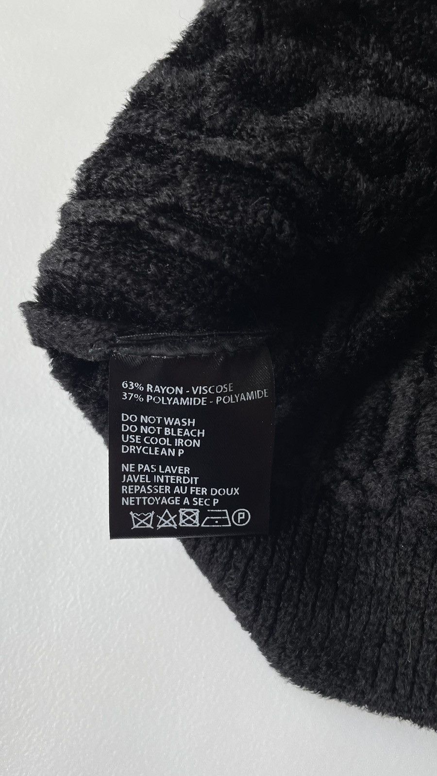 Haider Ackermann Black Chenile Chevron Velvet Sweater Size US S / EU 44-46 / 1 - 10 Thumbnail