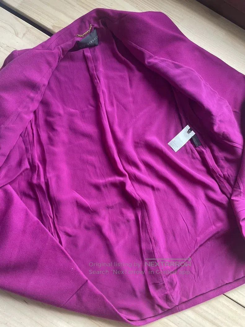 Versace Versace Pink Cashmere Coat L. Size US L / EU 52-54 / 3 - 6 Thumbnail