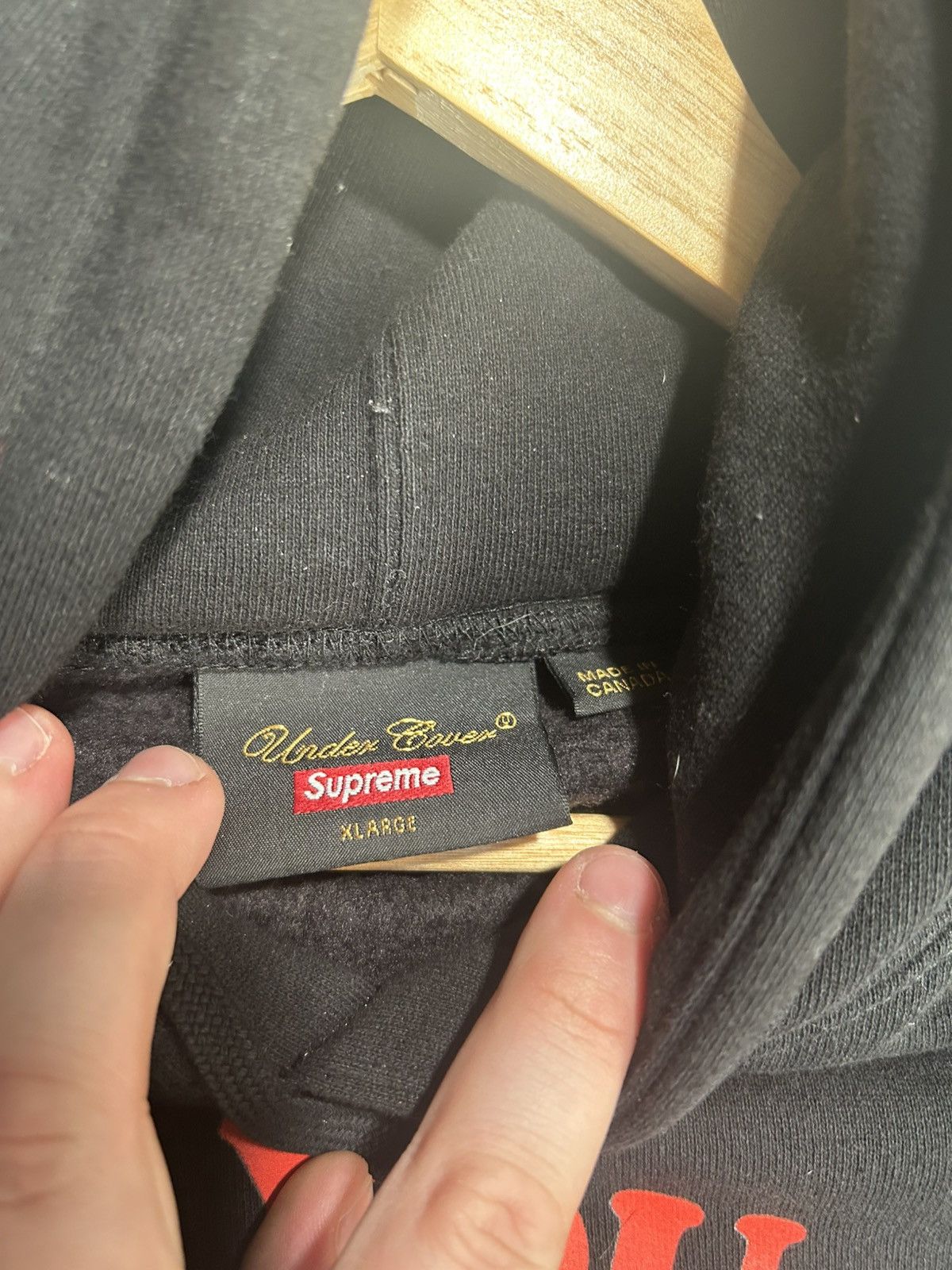 Supreme × Undercover Supreme x Undercover Anti-Hero Hoodie Size Xl Black Size US XL / EU 56 / 4 - 4 Thumbnail