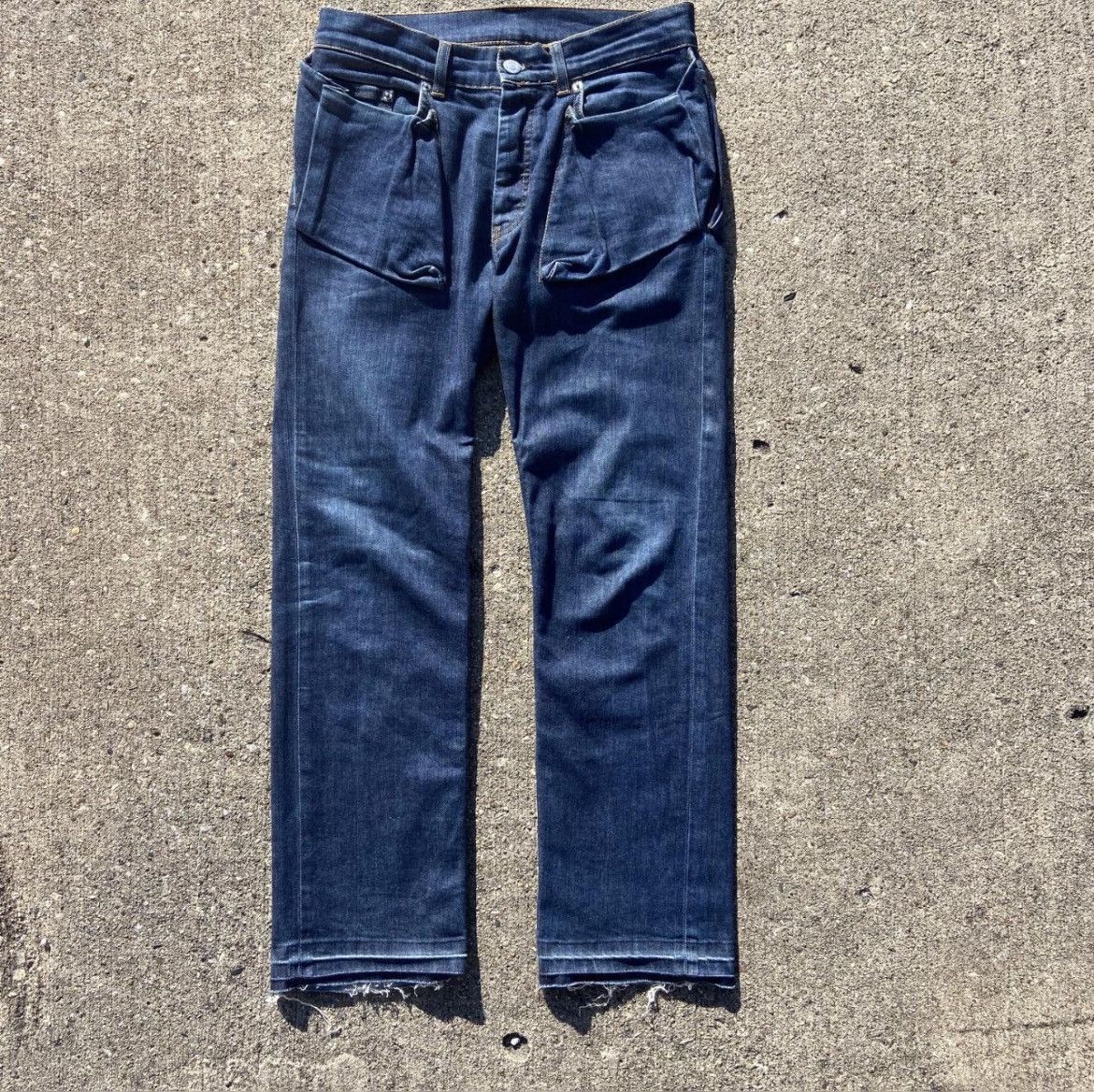 Helmut Lang Helmut Lang 2002 'Batwing' Cargo Jeans Size US 29 - 1 Thumbnail