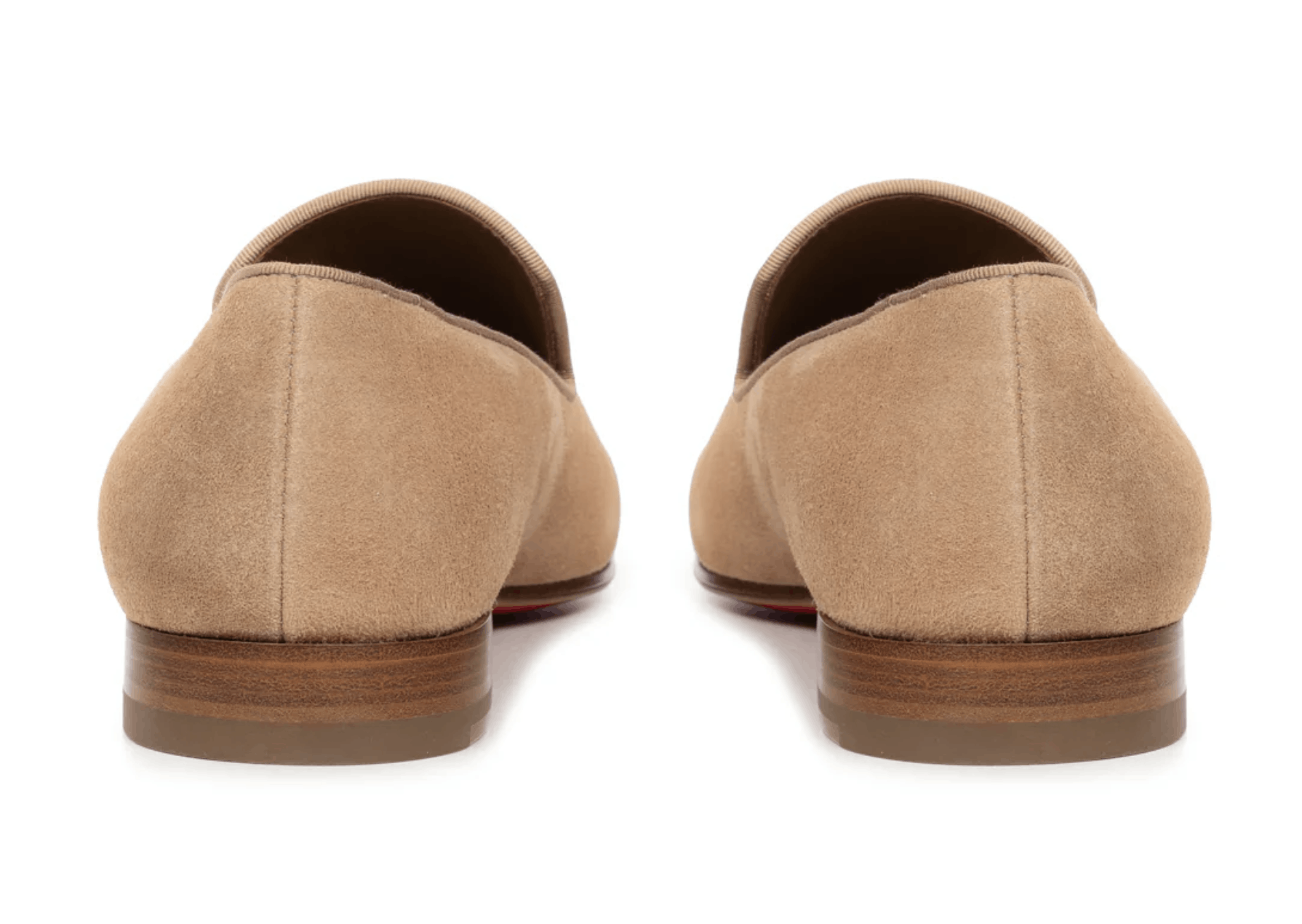 Christian Louboutin Mens Dandelion Flat Lionne Beige Suede Dress Loafer 44 11 Size US 11 / EU 44 - 12 Thumbnail