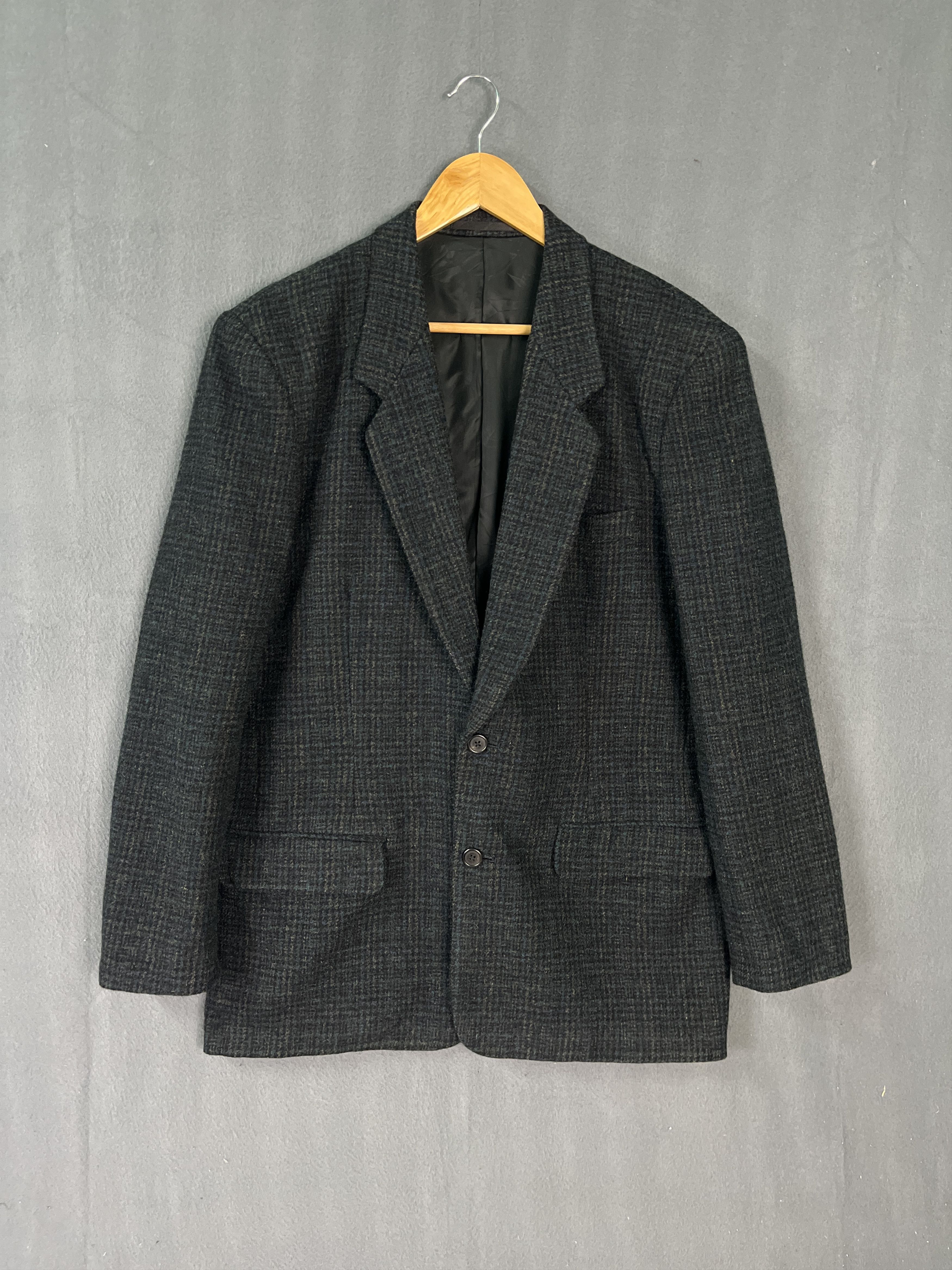 Y's for Men Vintage 1993 S/S Yohji Yamamoto Plaid Wool Jacket Size US M / EU 48-50 / 2 - 1 Thumbnail