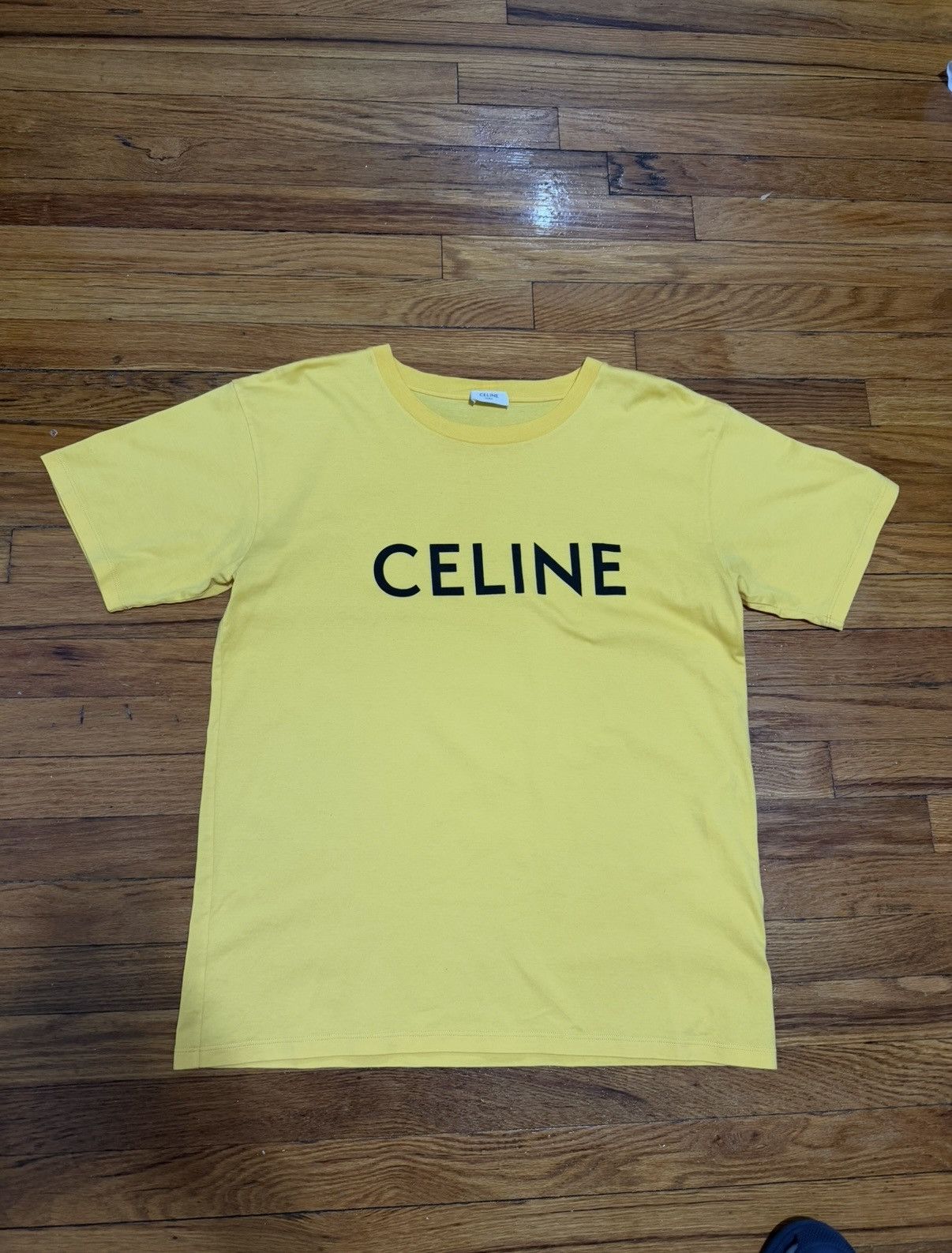 Celine CELINE LOOSE T-SHIRT IN COTTON JERSEY Size US S / EU 44-46 / 1 - 1 Thumbnail