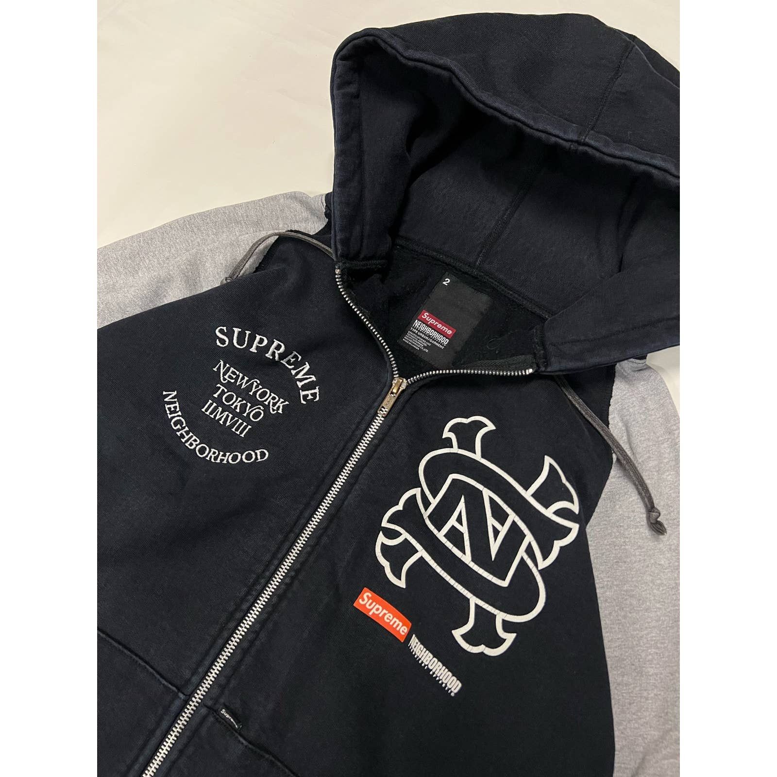 Neighborhood × Supreme Supreme x Neighborhood 2009 Zip Up Hoodie 