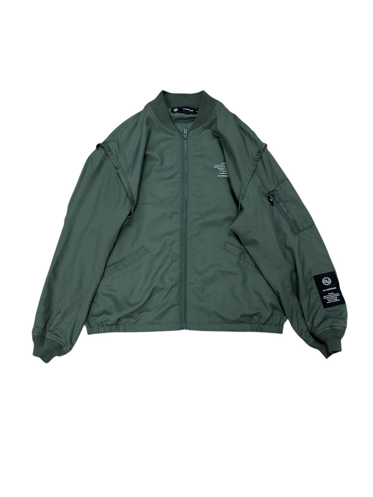 GU × Undercover Rare Beautiful GU Undercover Mickey Mouse Bomber Jacket Size US M / EU 48-50 / 2 - 1 Thumbnail