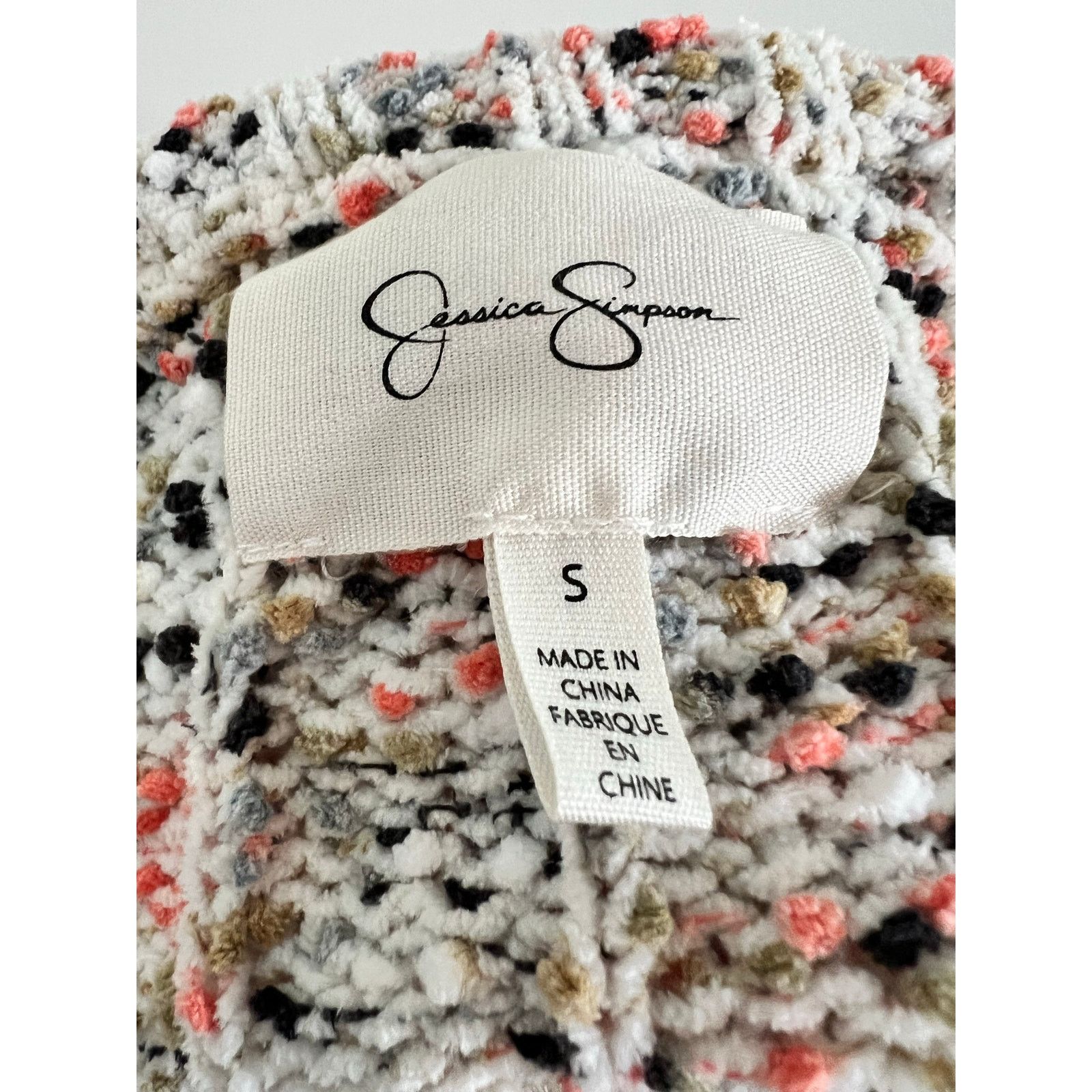 Jessica Simpson Jessica Simpson Multicolor Long Sleeve Knit Sweater Small Size S / US 4 / IT 40 - 6 Thumbnail
