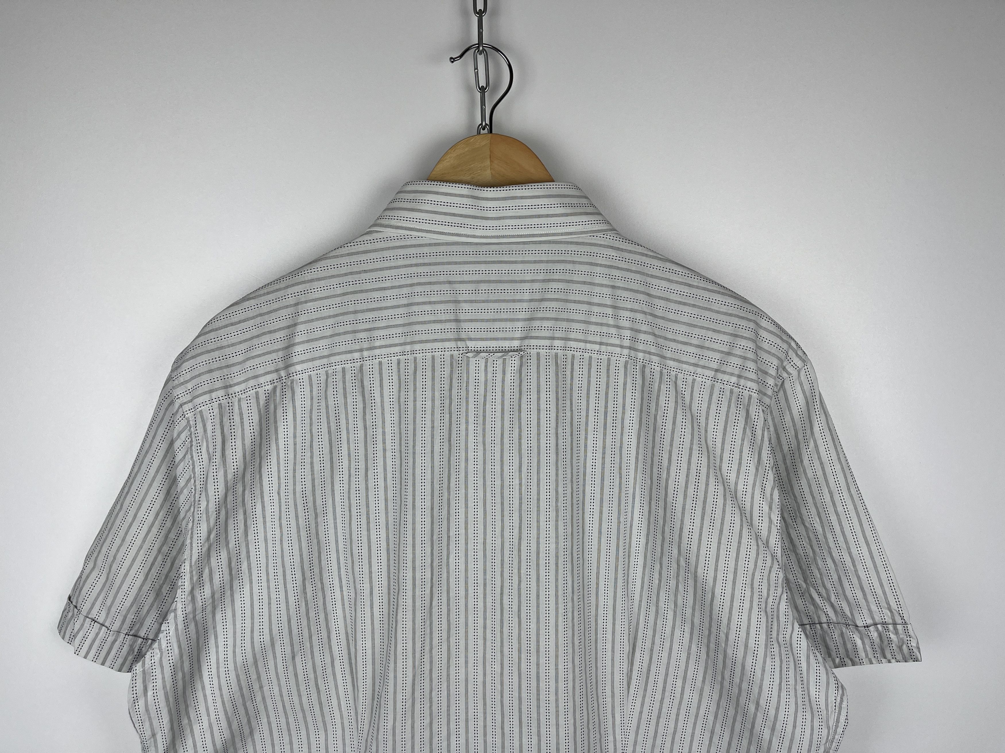 Paul Smith PS Paul Smith Striped Short Sleeve Shirt Size US XXL / EU 58 / 5 - 13 Thumbnail