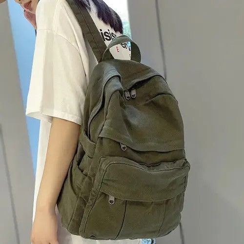 VIBE Unisex Canvas Capacity Backpack Size ONE SIZE - 7 Thumbnail