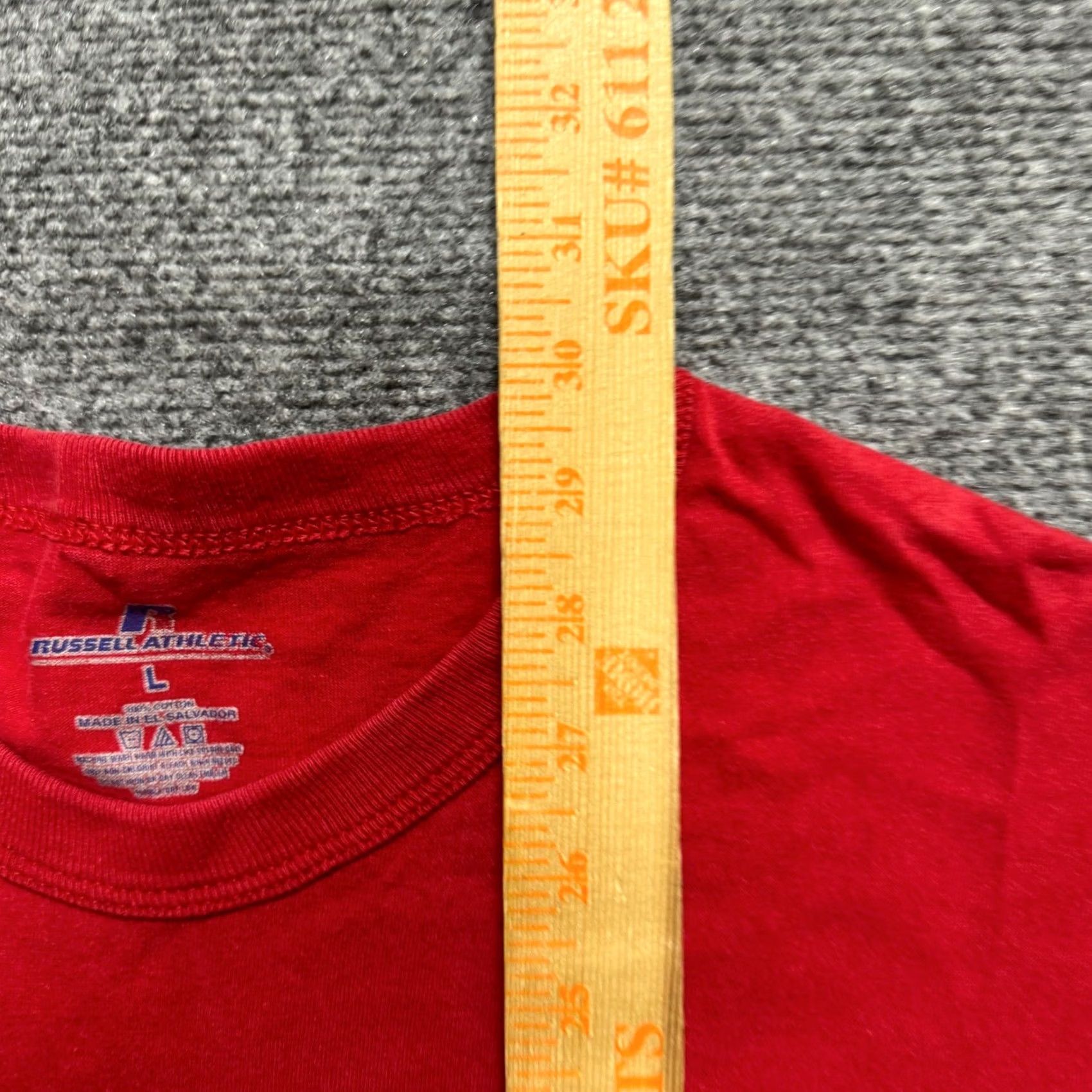 Russell Athletic VTG Wisconsin Basketball T-shirt Mens L Russell Athletic Red Y2K University Size US L / EU 52-54 / 3 - 6 Thumbnail