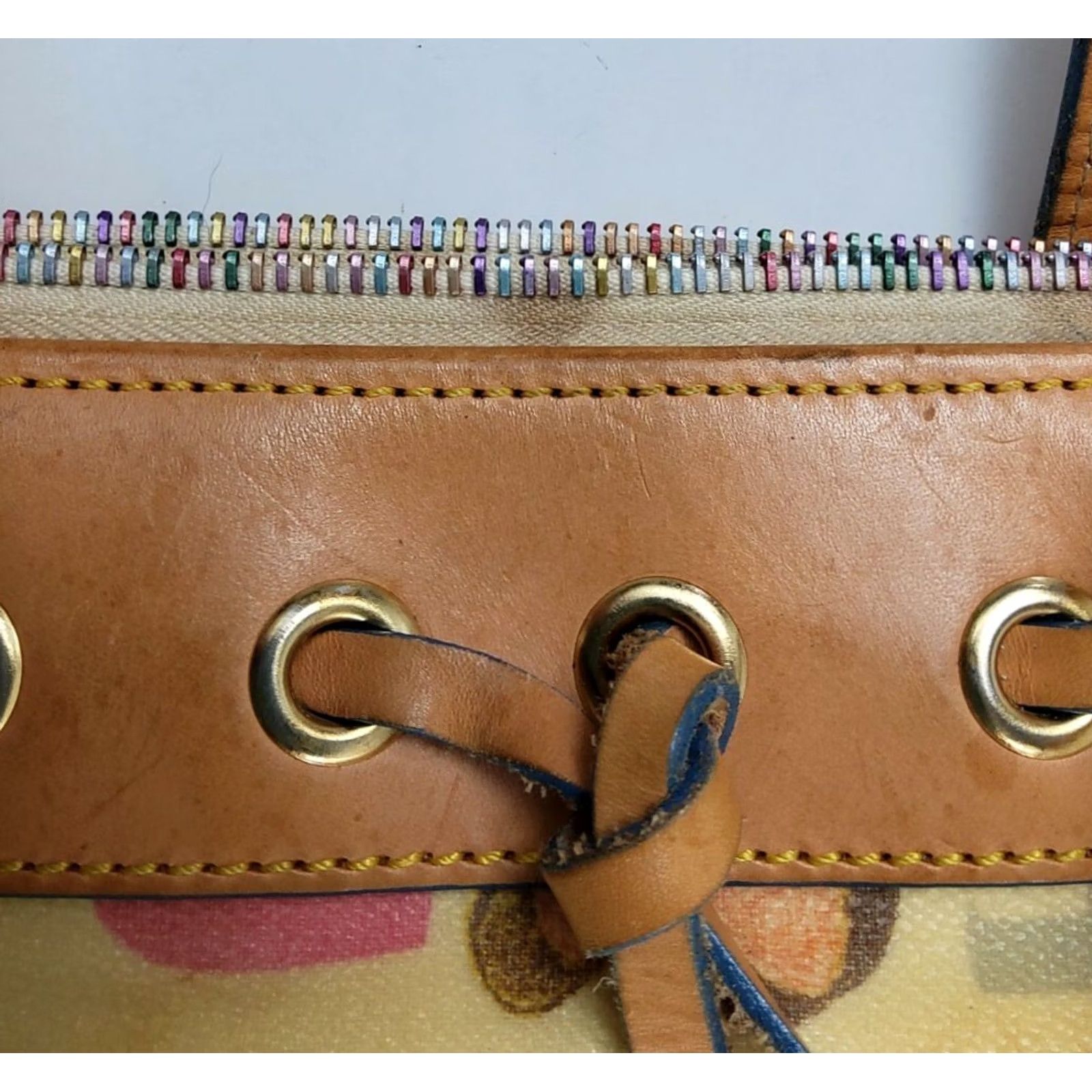 Dooney & Bourke Dooney & Bourke Coated Rainbow Doodle Graffiti Handbag Purse Tote Bag Womens Medium Multicolor Graffiti Dooney & Bourke Tote Bag Size M / US 6-8 / IT 42-44 - 7 Thumbnail