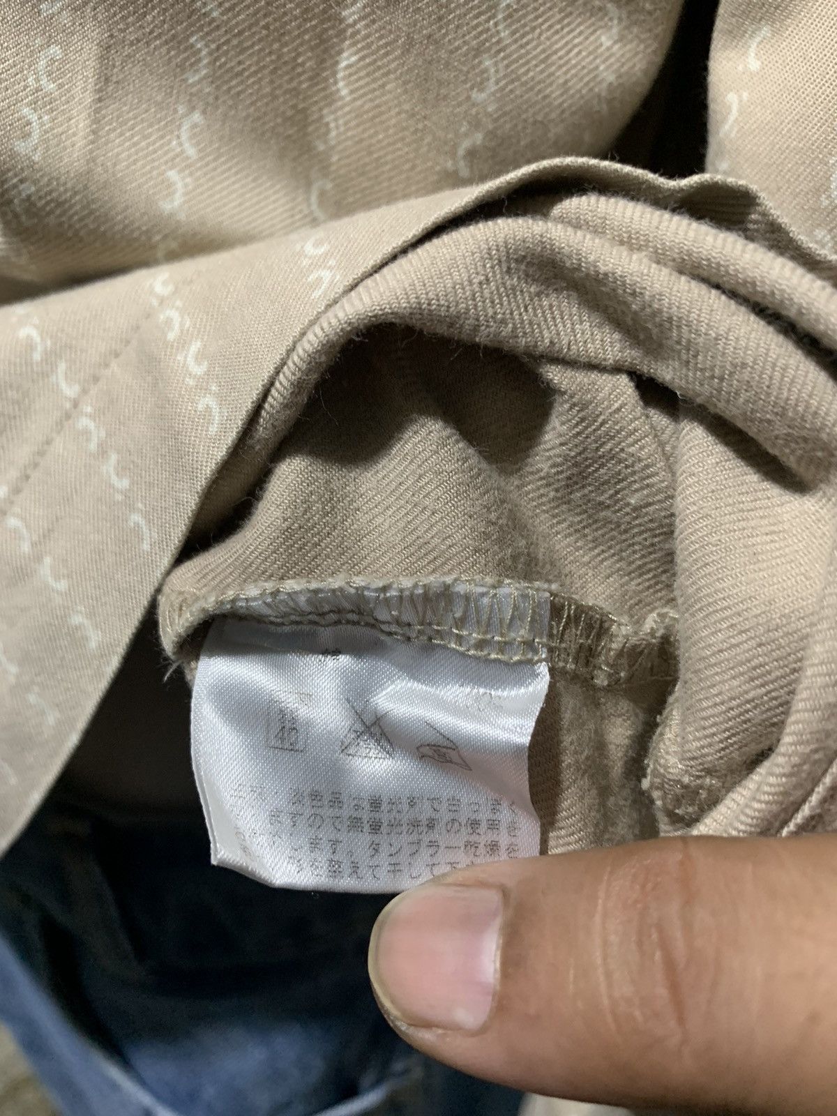 Celine Vtg Celine monogram camp collar pajamas shirt Size US L / EU 52-54 / 3 - 12 Thumbnail