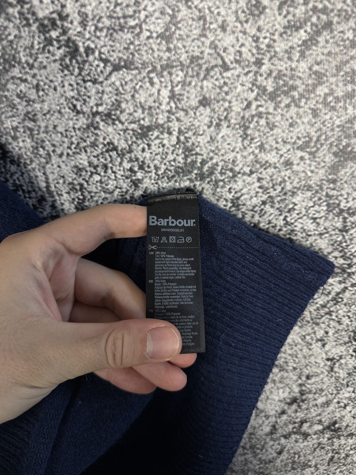 Barbour Barbour Wool Knit Sweater 1/4 Zip Button Pullover Size XL Size US XL / EU 56 / 4 - 9 Thumbnail