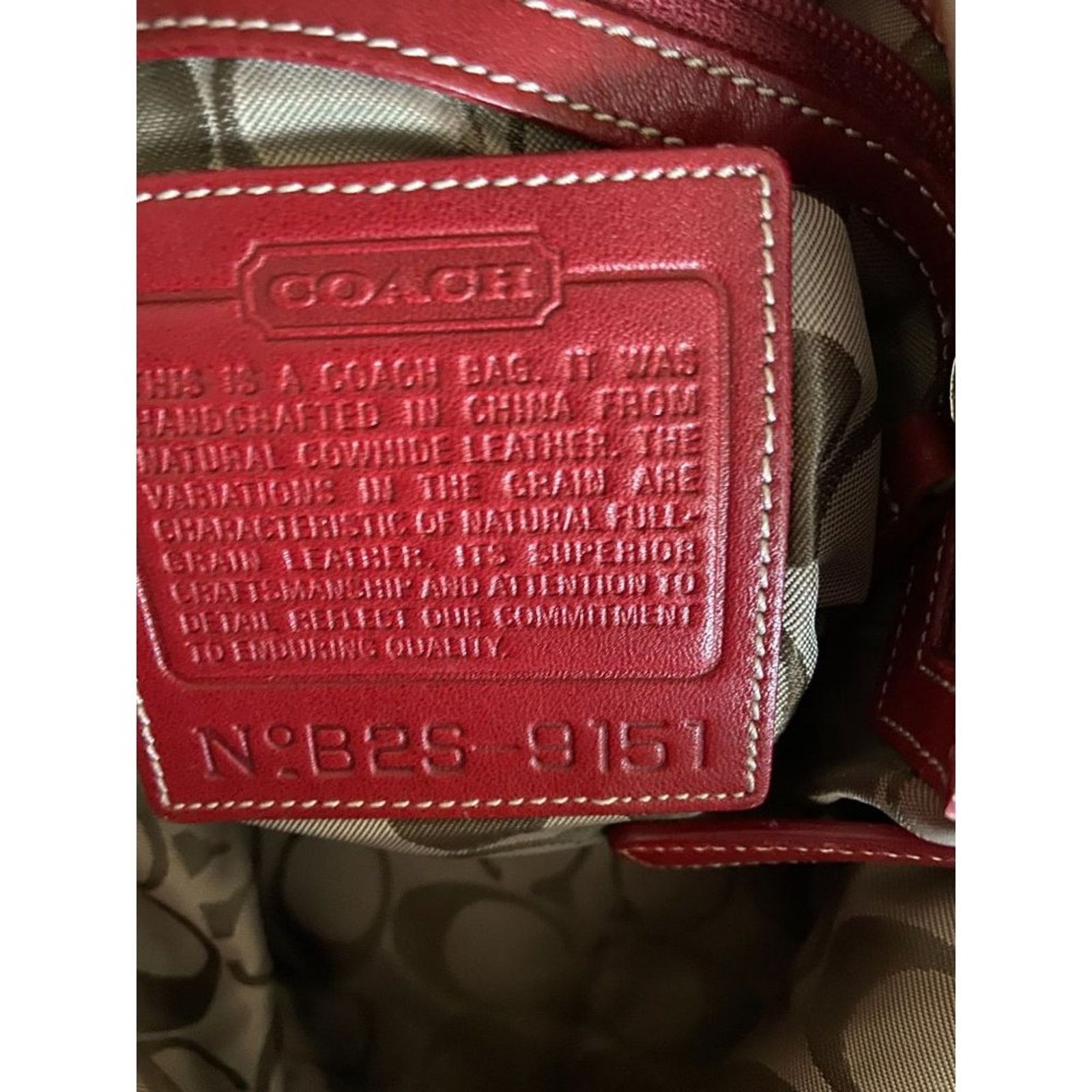 Coach Coach Beautiful Red Bucket Handbag Size ONE SIZE - 3 Thumbnail