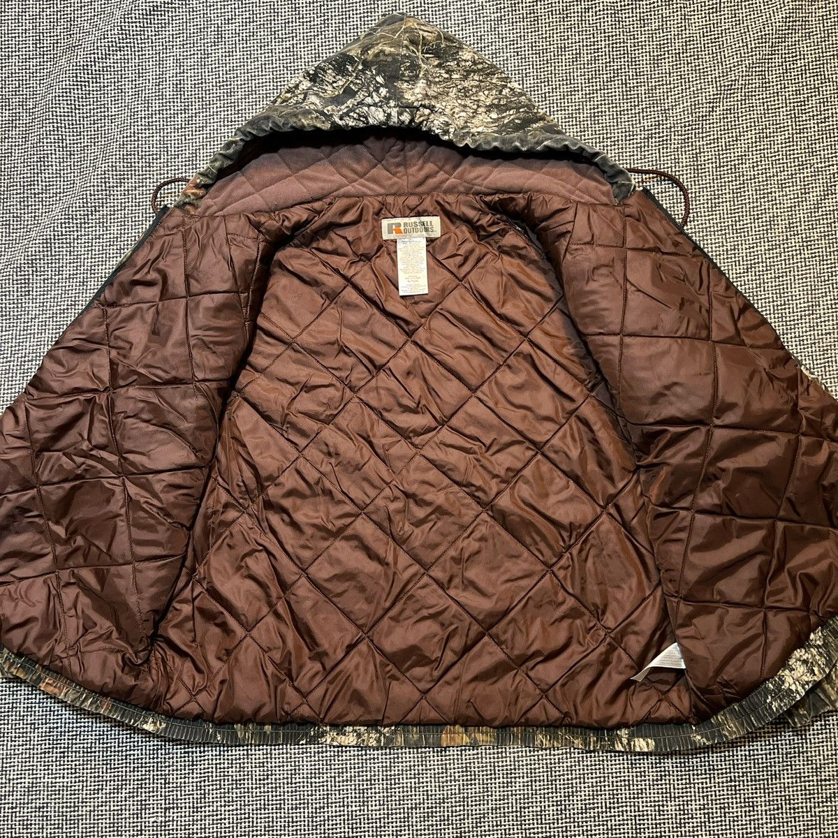 Mossy Oaks × Russell Athletic Vintage Russell Outdoors Mossy Oak Hunting full zip hoodie Size US L / EU 52-54 / 3 - 3 Thumbnail