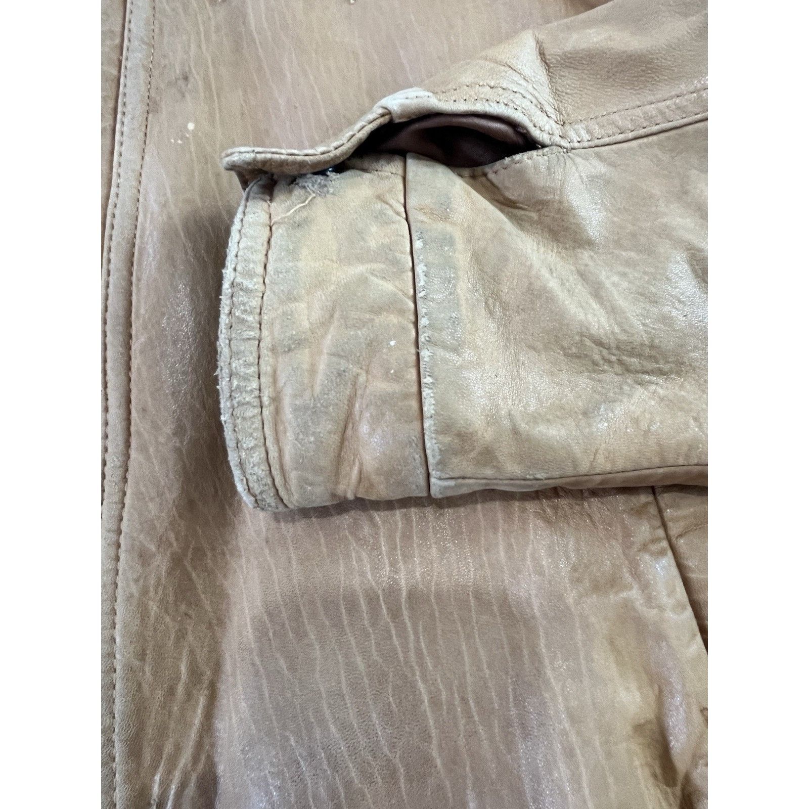 Remy Vintage Remy Leather Jacket BOMBER Brown - Sz 40 Made in USA Size US L / EU 52-54 / 3 - 3 Thumbnail