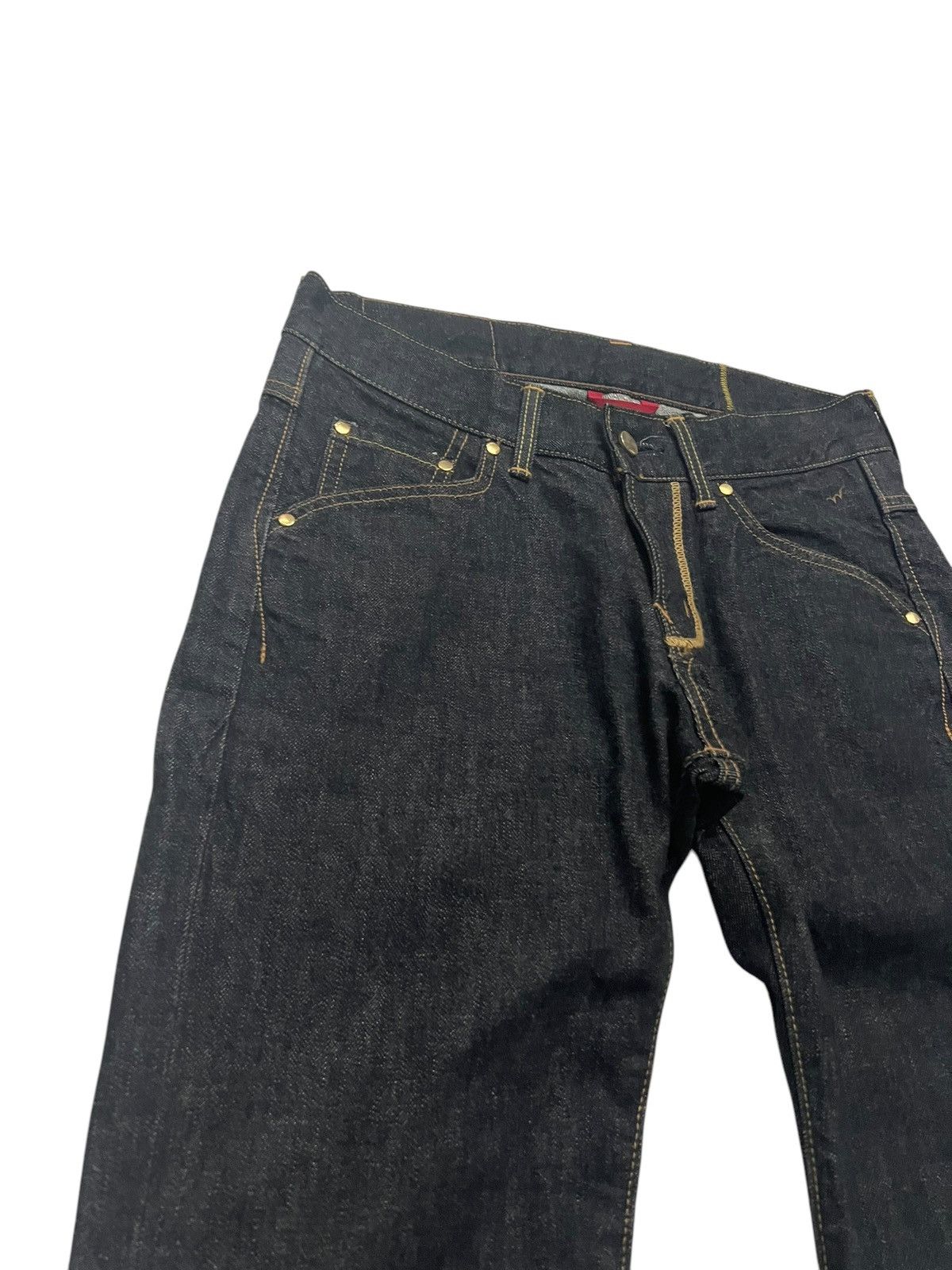 Edwin × If Six Was Nine × Le Grande Bleu (L.G.B.) 🌈Flare🌈Vintage Edwin 503ss Deadstok Jean Size US 30 / EU 46 - 7 Thumbnail