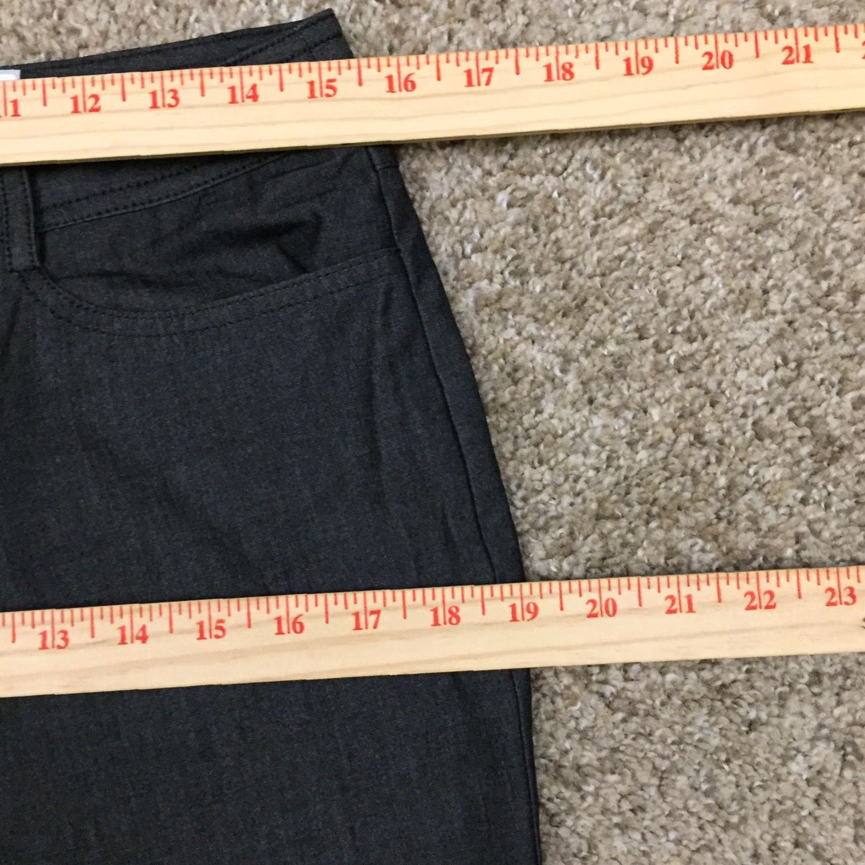 Calvin Klein Calvin Klein Dress Pants Womens Size 8 Gray Straight Leg Polyester Blend 30x33 Size 30" / US 8 / IT 44 - 3 Thumbnail