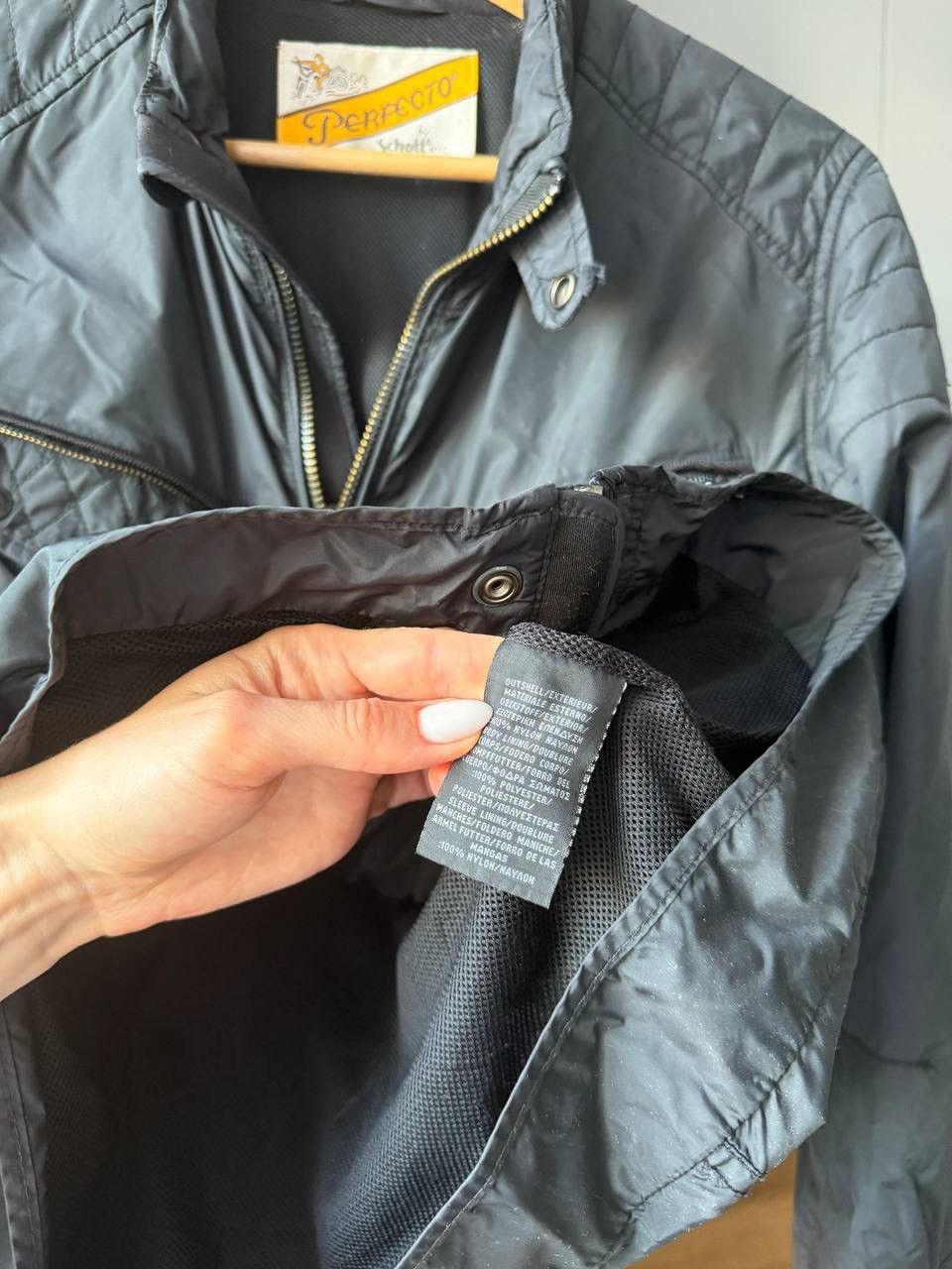 Schott Perfecto by Schott NYC Motorcycle Cafe Racer Nylon Jacket Size US M / EU 48-50 / 2 - 9 Thumbnail