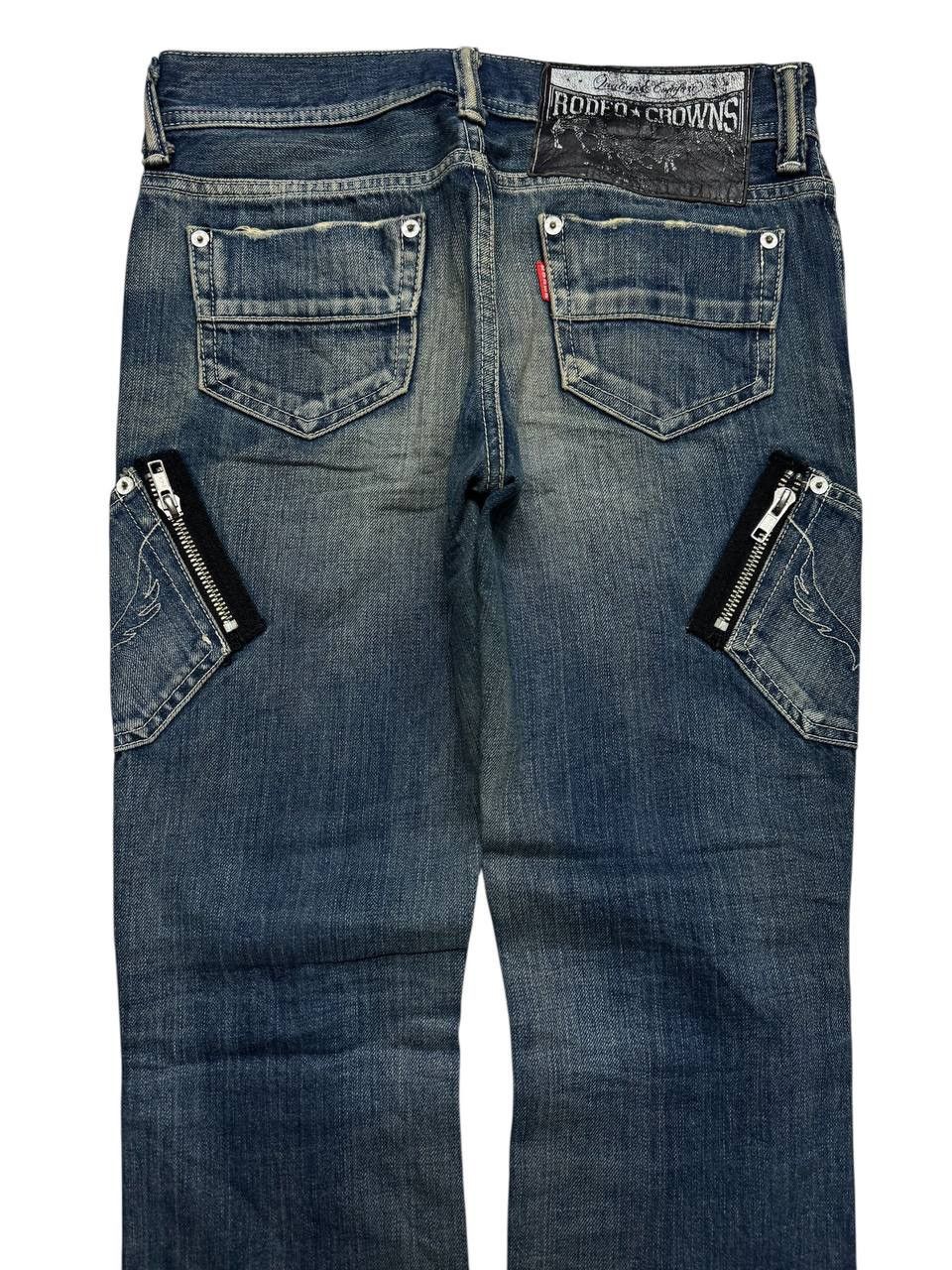 Seditionaries 💥Rare💥Vintage Rodeo Crowns Mudwash Distressed Cargo pocket Size US 28 / EU 44 - 12 Thumbnail
