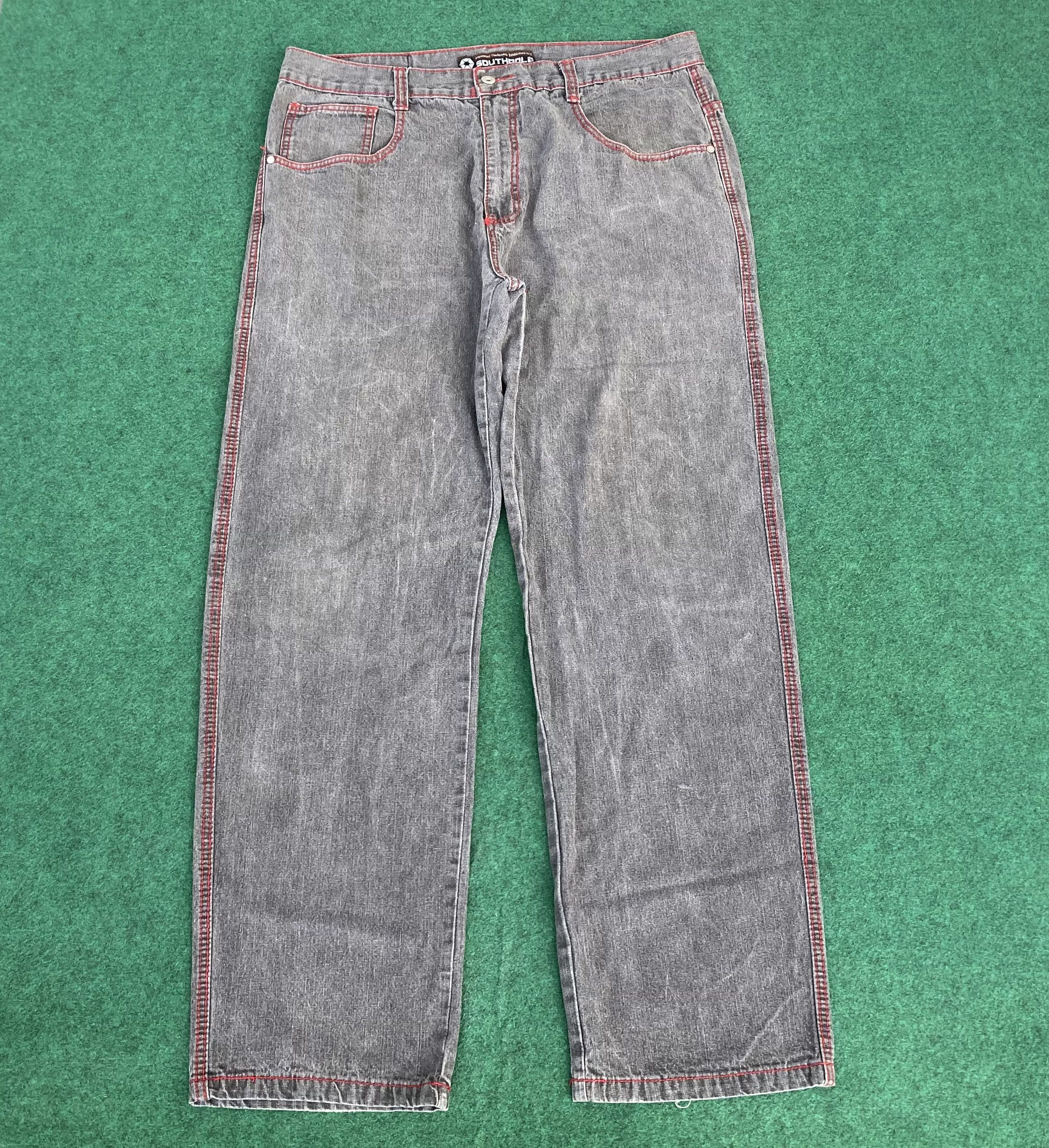 Southpole × Vintage 39x33.5 Vtg Southpole Baggy Sz 39 Jeans Size US 39 - 1 Thumbnail