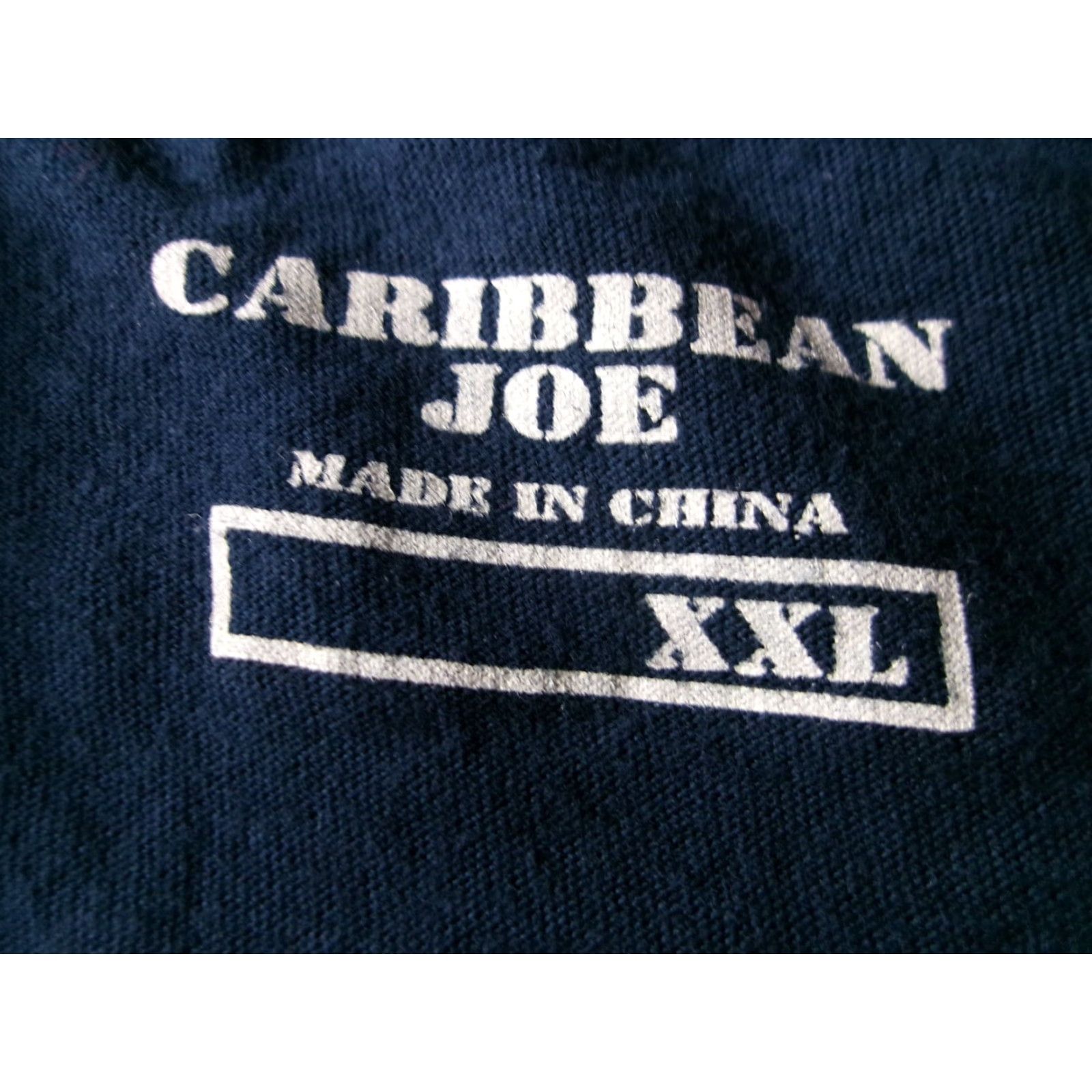 Vintage VINTAGE Caribbean Joe T-Shirt Men 2XL Navy Short Sleeve Crew Neck Windsurfing Graphic Tee Kanaha Beach Maui Graphic Print Linen? Size US XXL / EU 58 / 5 - 6 Thumbnail
