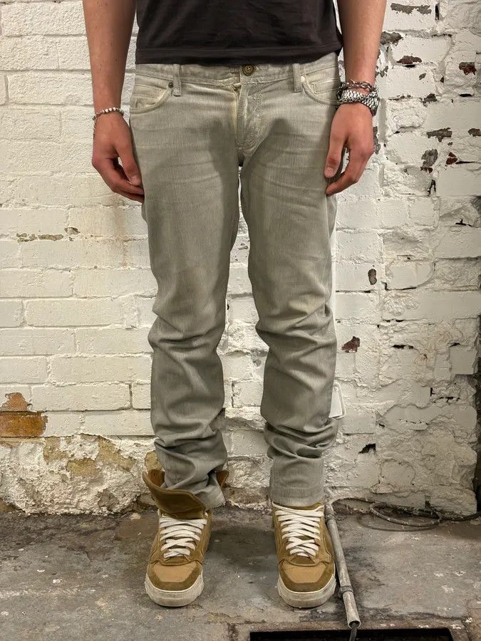 Dolce & Gabbana 2000s Dolce & Gabbana Grey Faded Denim Jeans Size US 32 / EU 48 - 1 Thumbnail