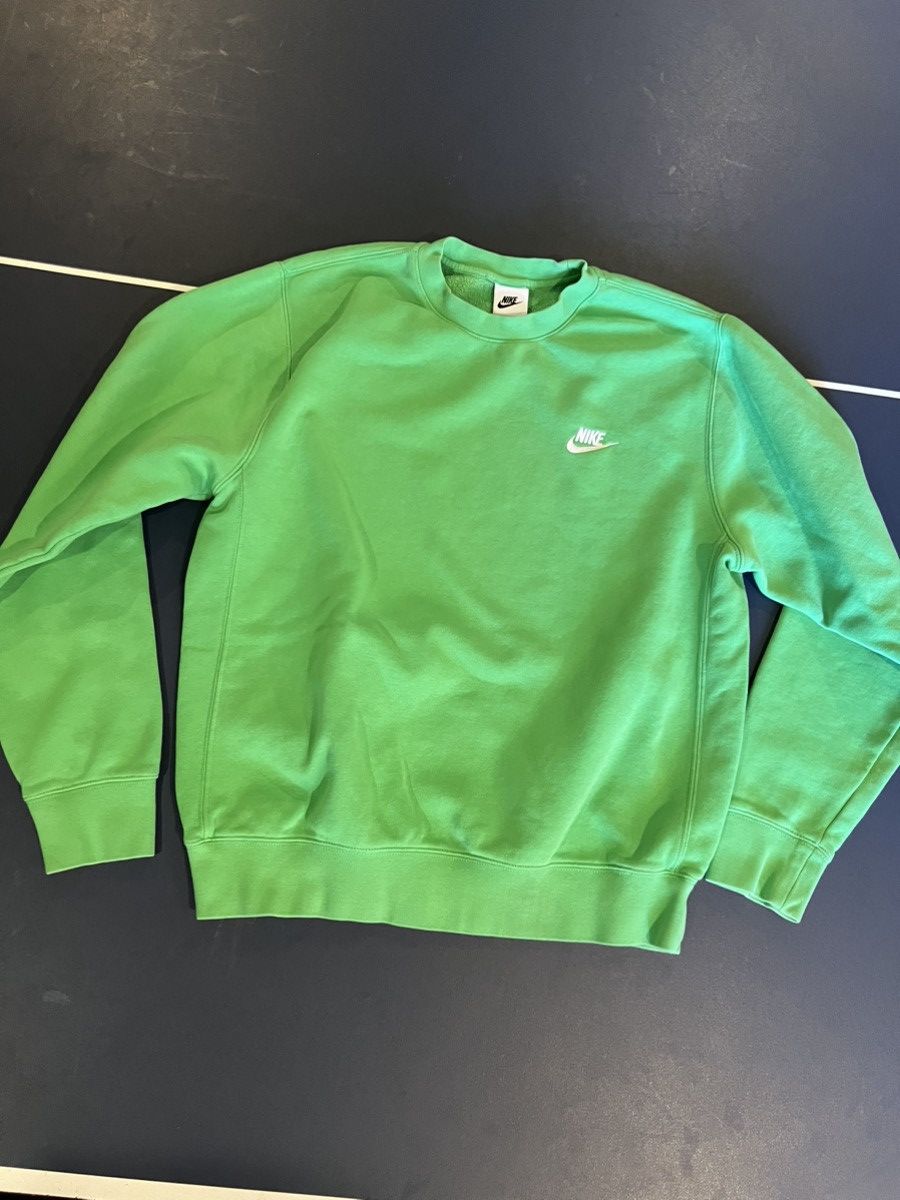 Nike Nike lime green crewneck Size US S / EU 44-46 / 1 - 1 Thumbnail
