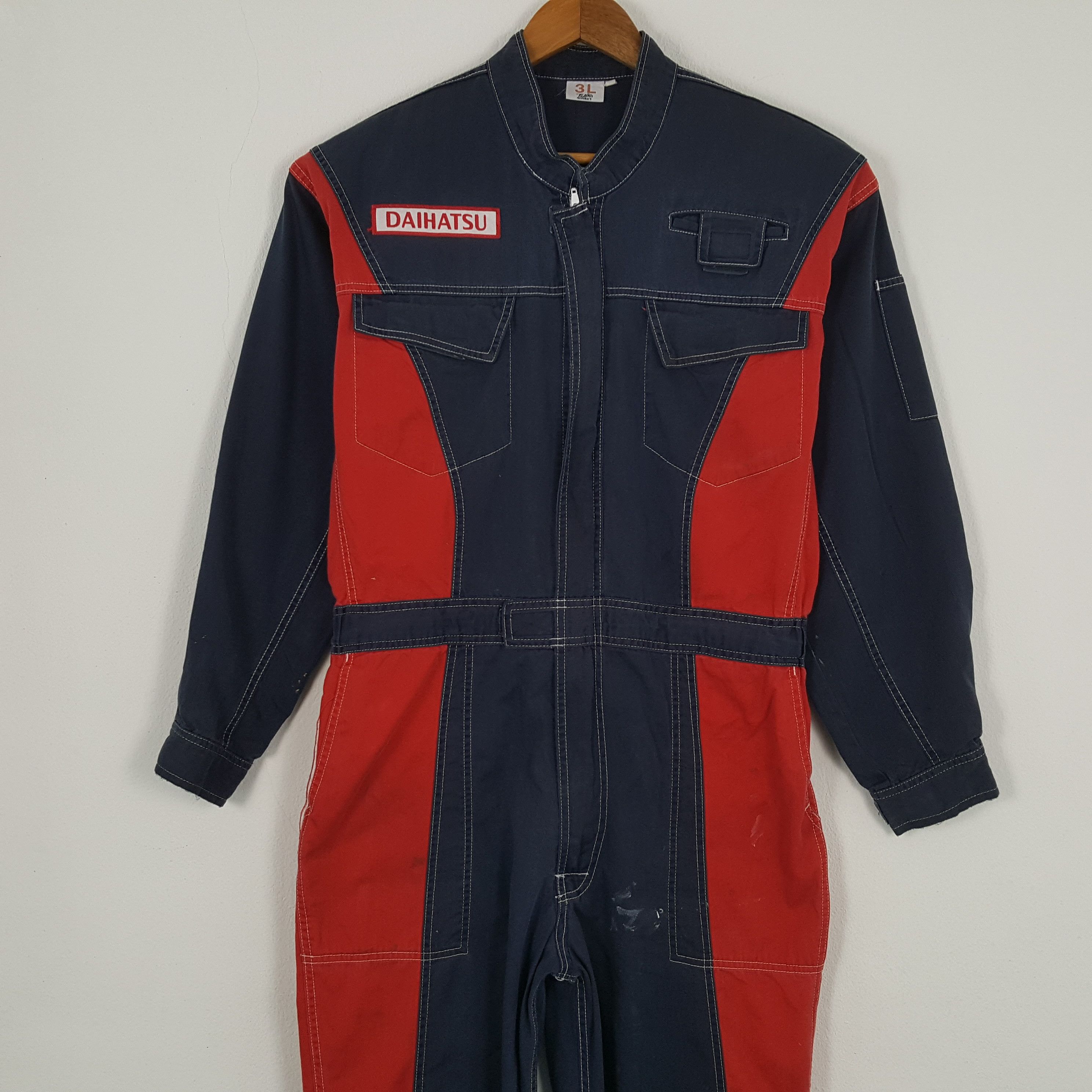 Japanese Brand Vintage DAIHATSU Japan Motorsports Staff Coverall Jacket Size US XL / EU 56 / 4 - 5 Thumbnail