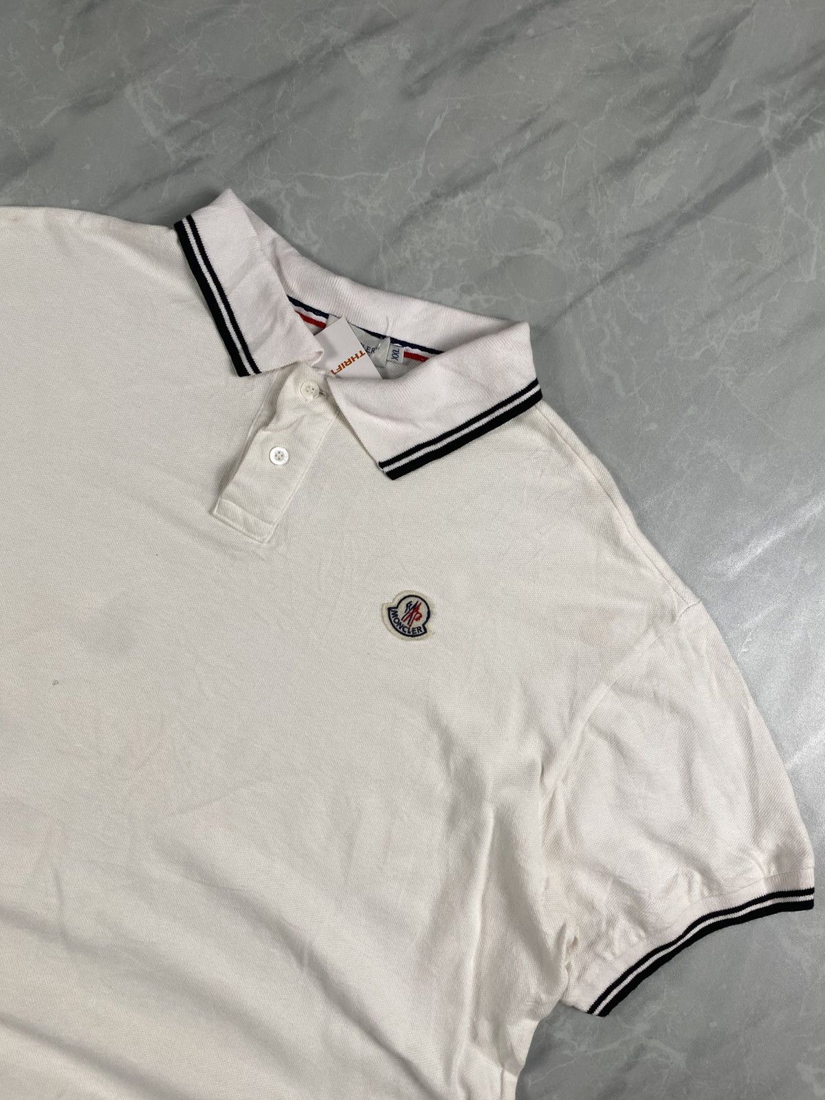 Moncler Moncler Small Logo Polos Tee Size XXL / US 16-18 / IT 52-54 - 2 Thumbnail