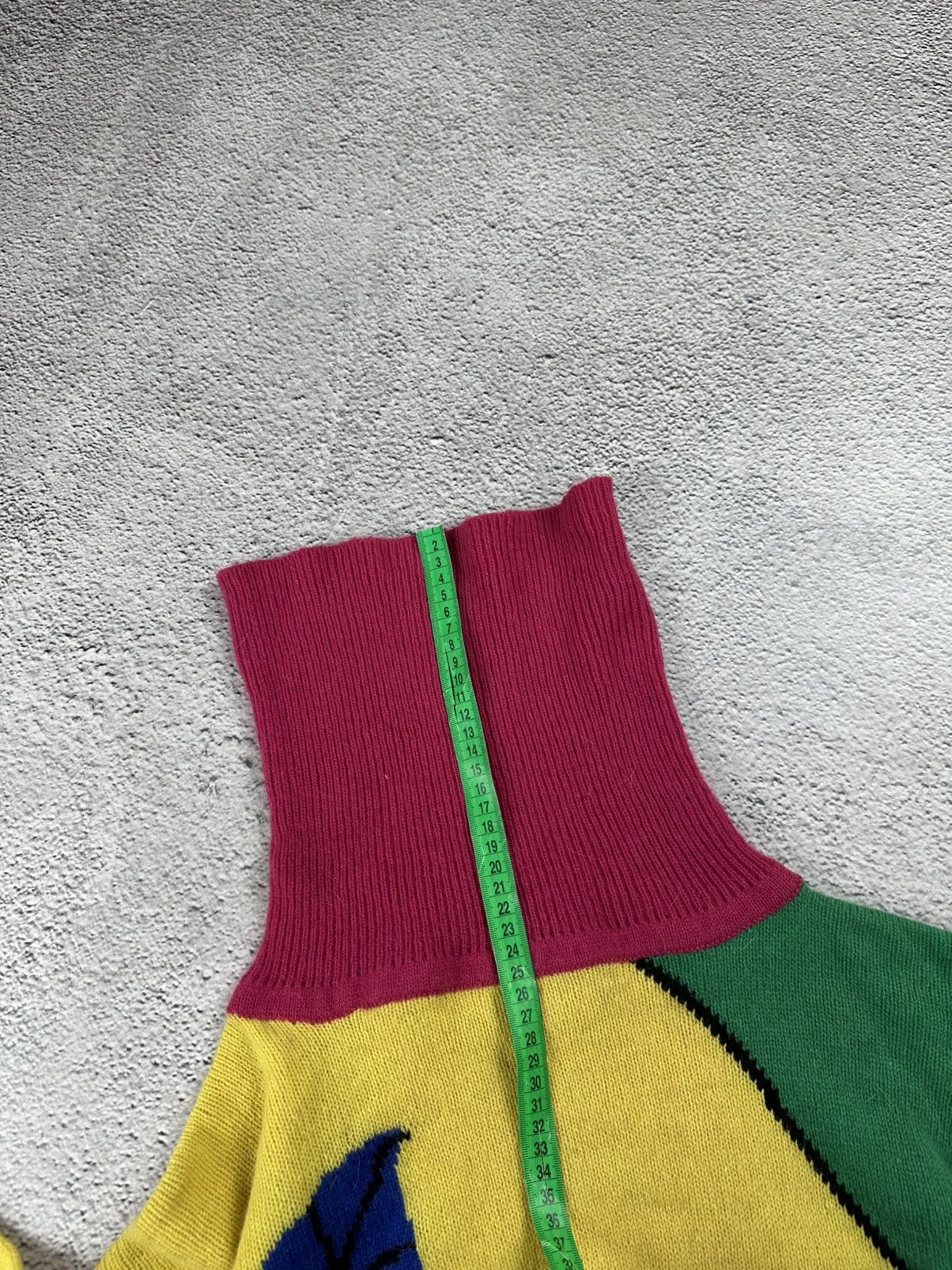 Hysteric Glamour Graph Line 80s Bold Graphic Knit Sweater Tunic Art Colorful Size M / US 6-8 / IT 42-44 - 7 Thumbnail