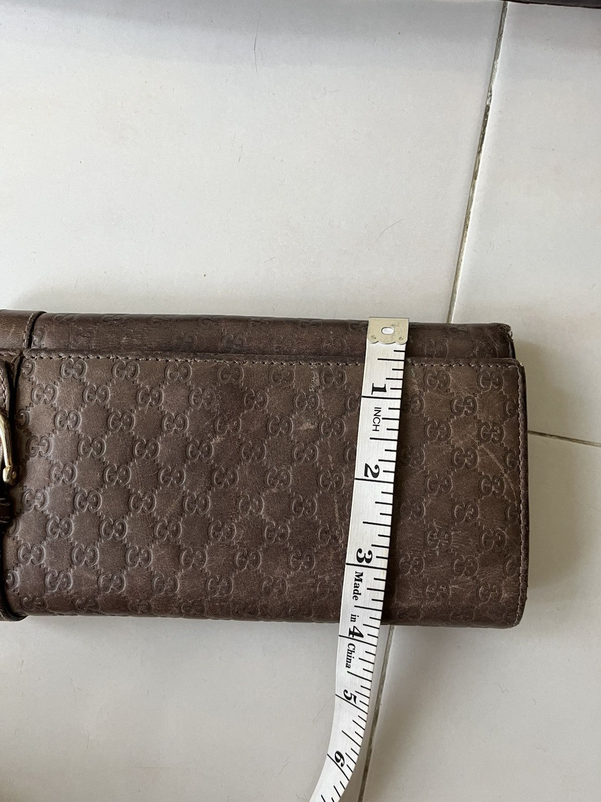 Gucci Gucci Micro Guccissima Leather Wallet Size ONE SIZE - 20 Thumbnail