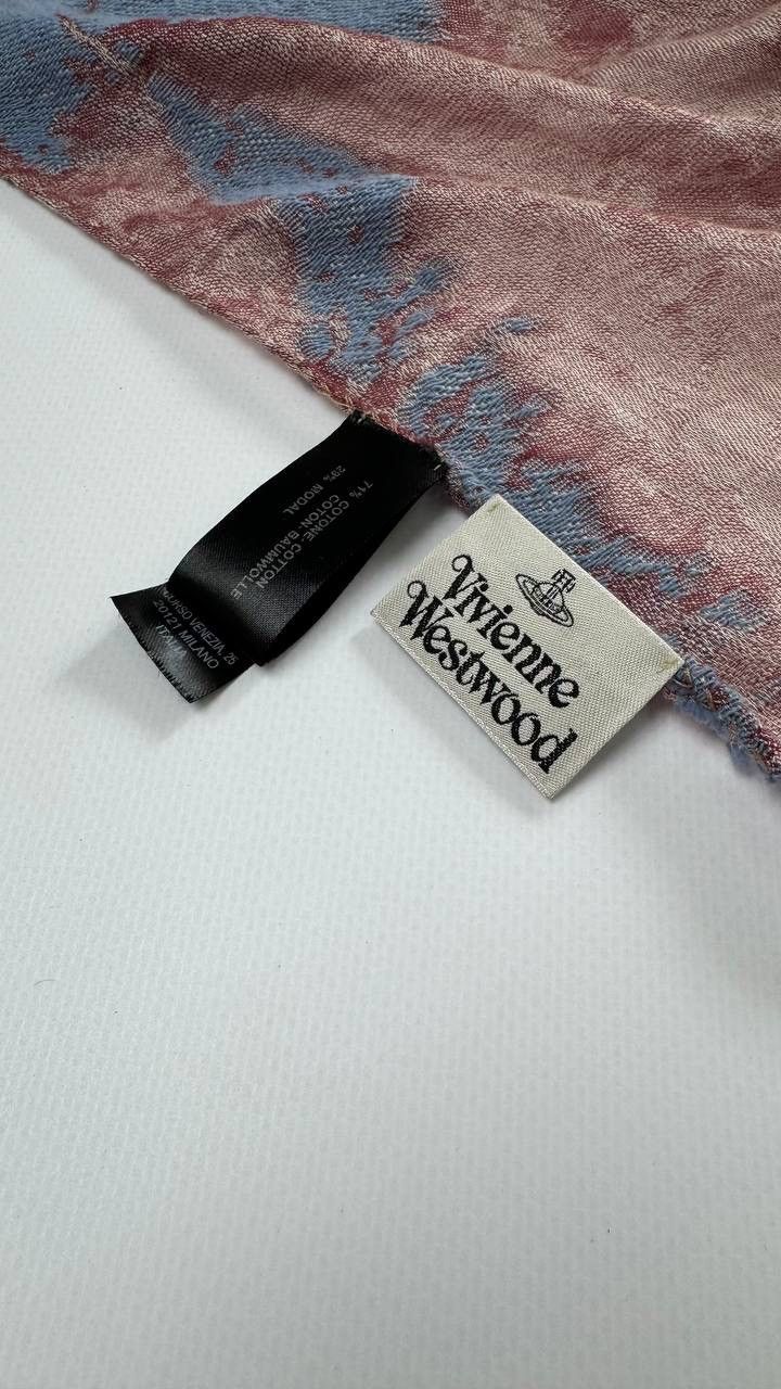 Vivienne Westwood Vivienne Westwood Silk Scarf Huge Logo Handicraft Size ONE SIZE - 9 Thumbnail