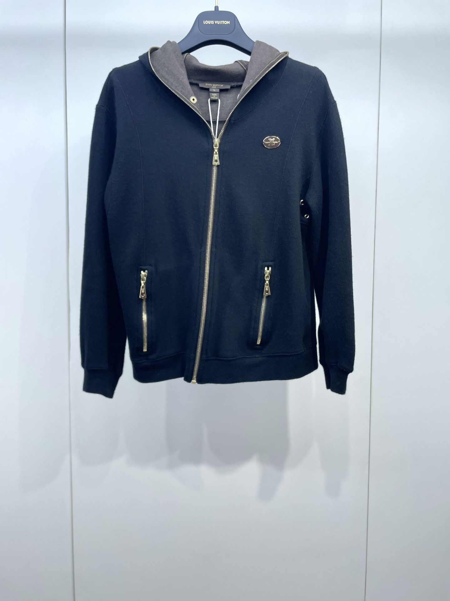 Louis Vuitton LV Black Zip Hoodie Size US L / EU 52-54 / 3 - 1 Thumbnail