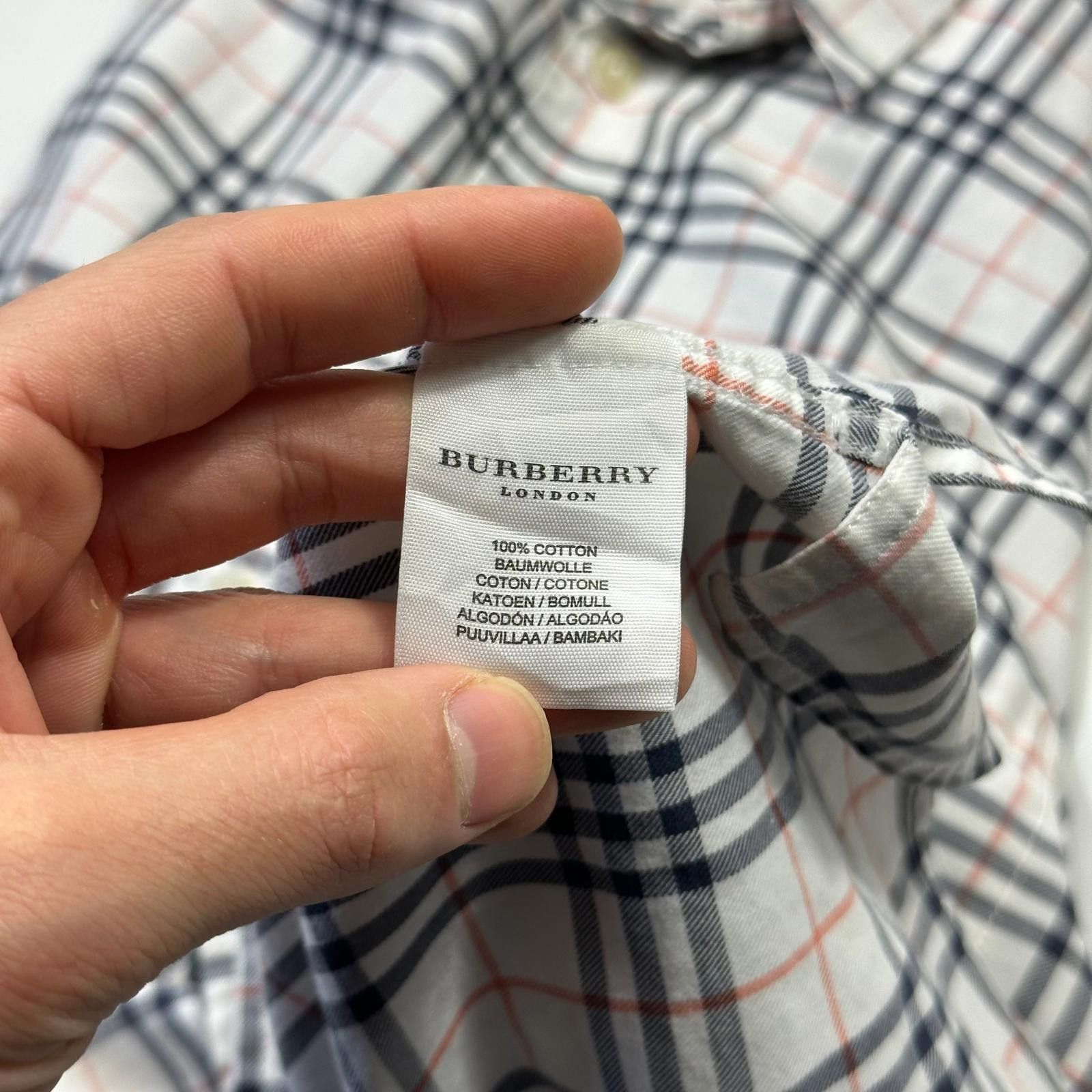 Burberry Burberry Made in UK Grey Nova Check Shirt - S Size US S / EU 44-46 / 1 - 5 Thumbnail