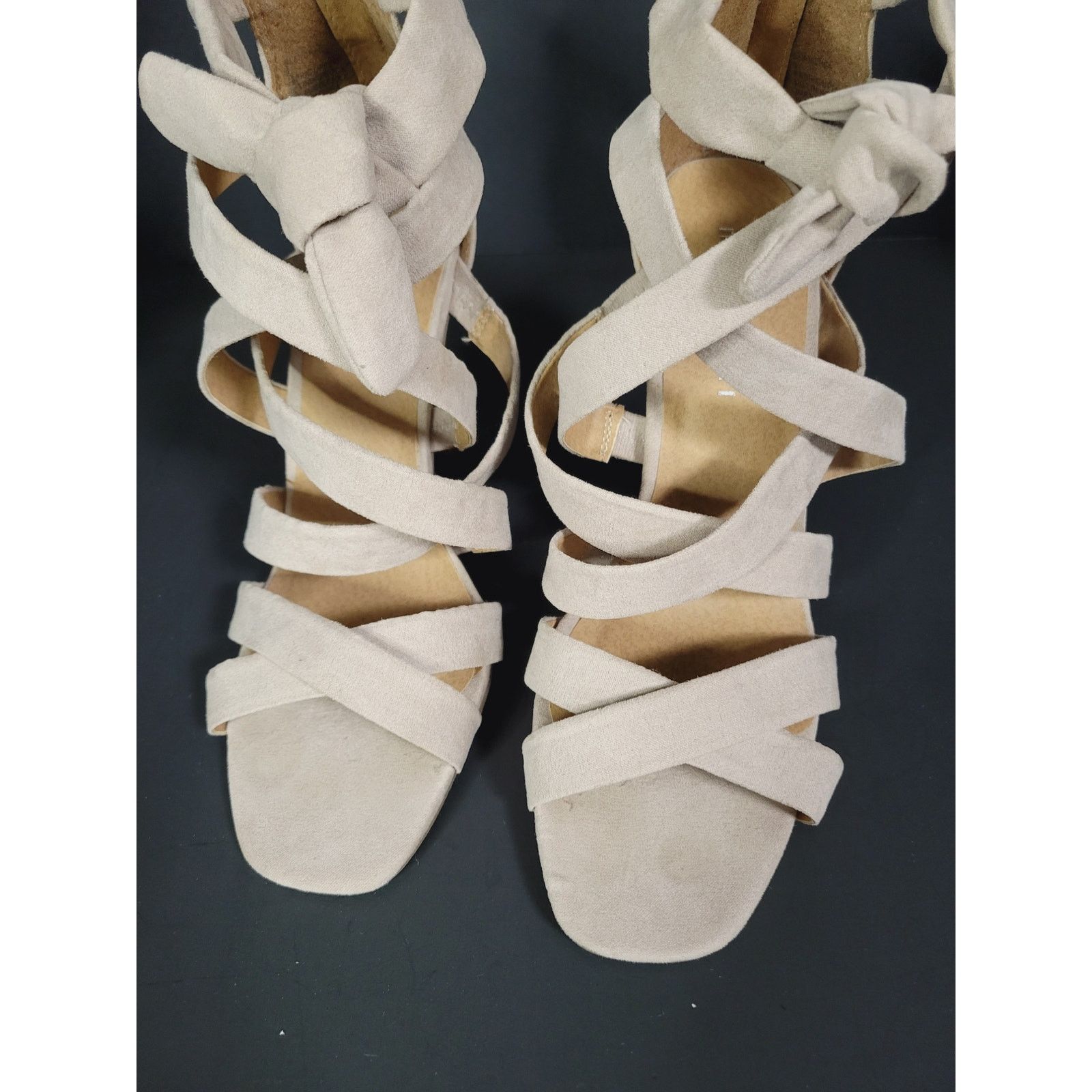 Steve Madden Madden Girl 4" Stiletto High Heel Open Toe Strappy Sandals 9 Size US 9 / IT 39 - 3 Thumbnail