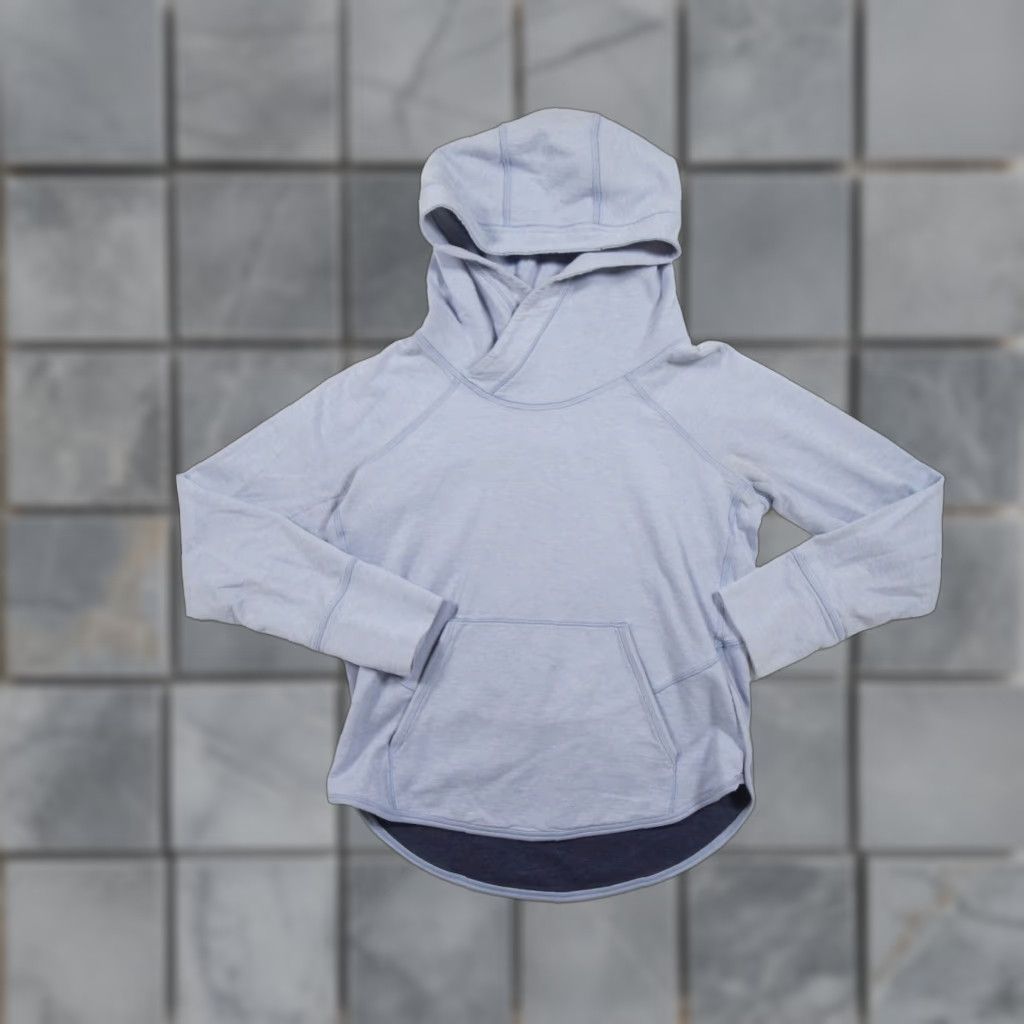 Lululemon Lululemon Sweater Shirt Womens 4 Blue Time Out Pullover Hoodie Athletic Knit Size S / US 4 / IT 40 - 1 Thumbnail
